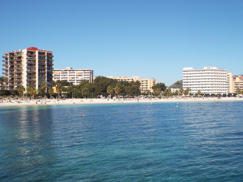 1024x768 Magaluf. Sun, sea and sand of Majorca. Paranoid from suffolk