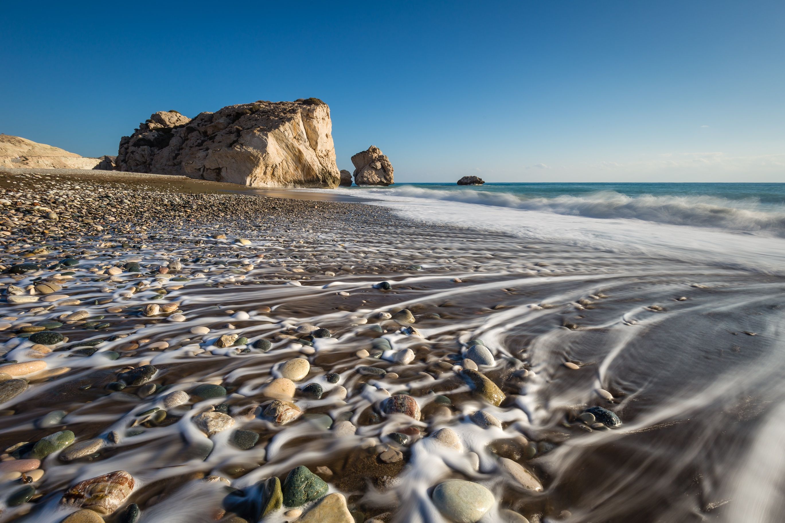 2738x1825 Download Cyprus Nature Beach HD Wallpaper