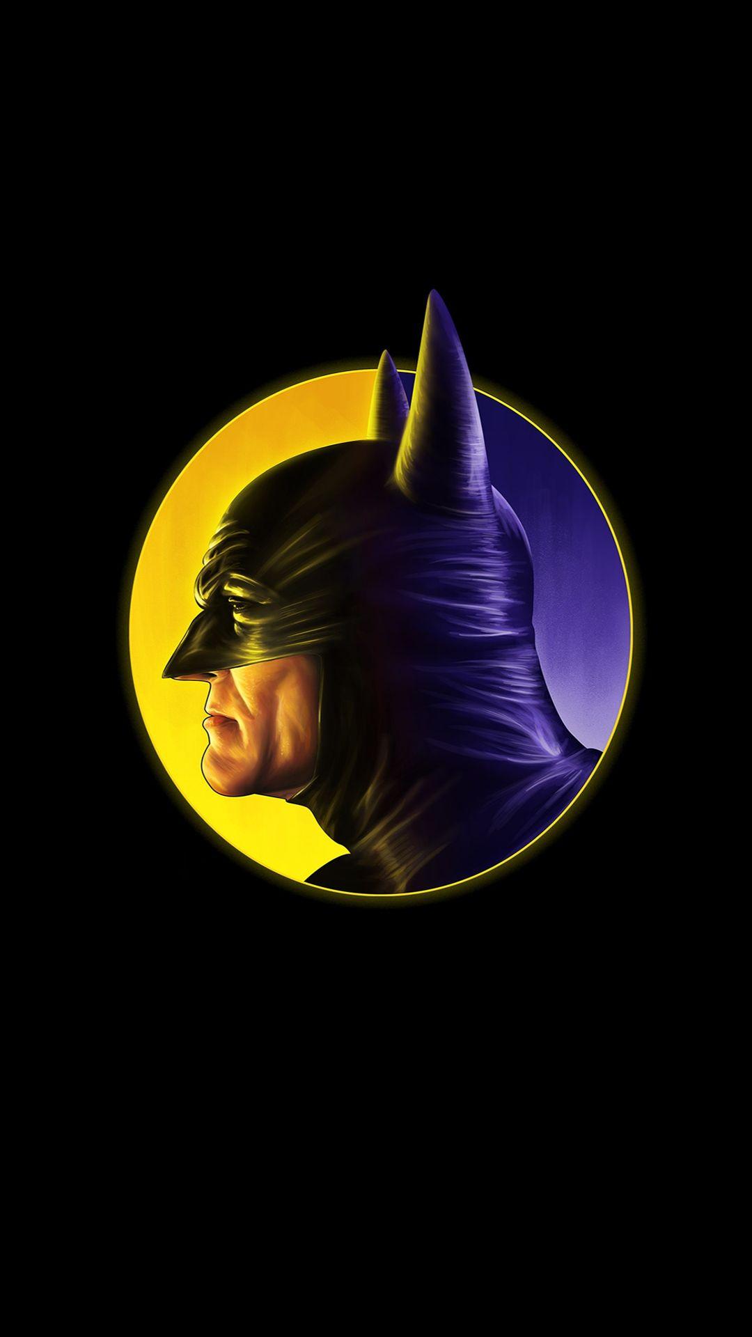 1080x1920 The Batman Dark Minimal Wallpaper Wallpaper : Android