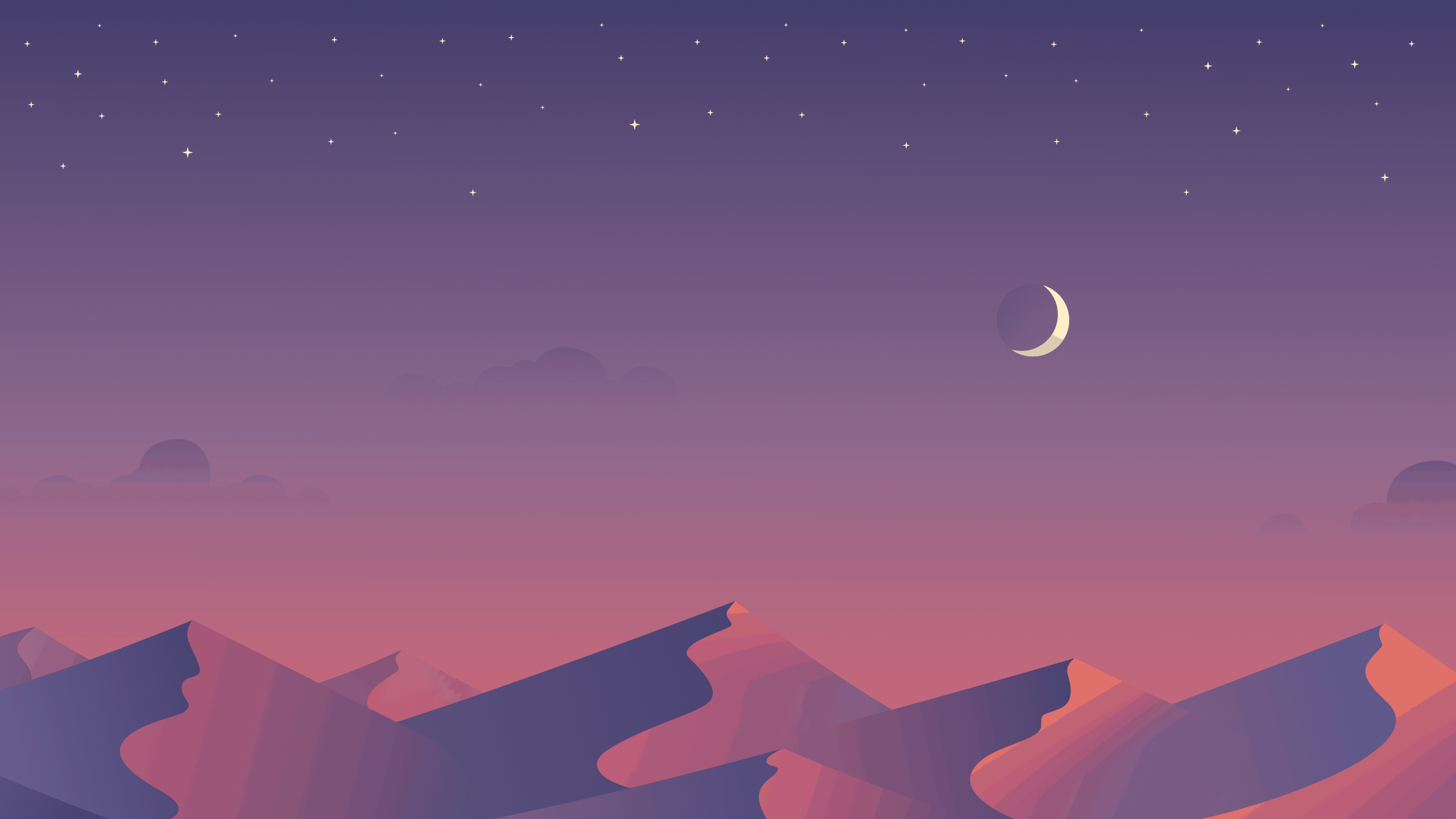 2560x1440 Free Multi Device Desert Dusk Wallpaper