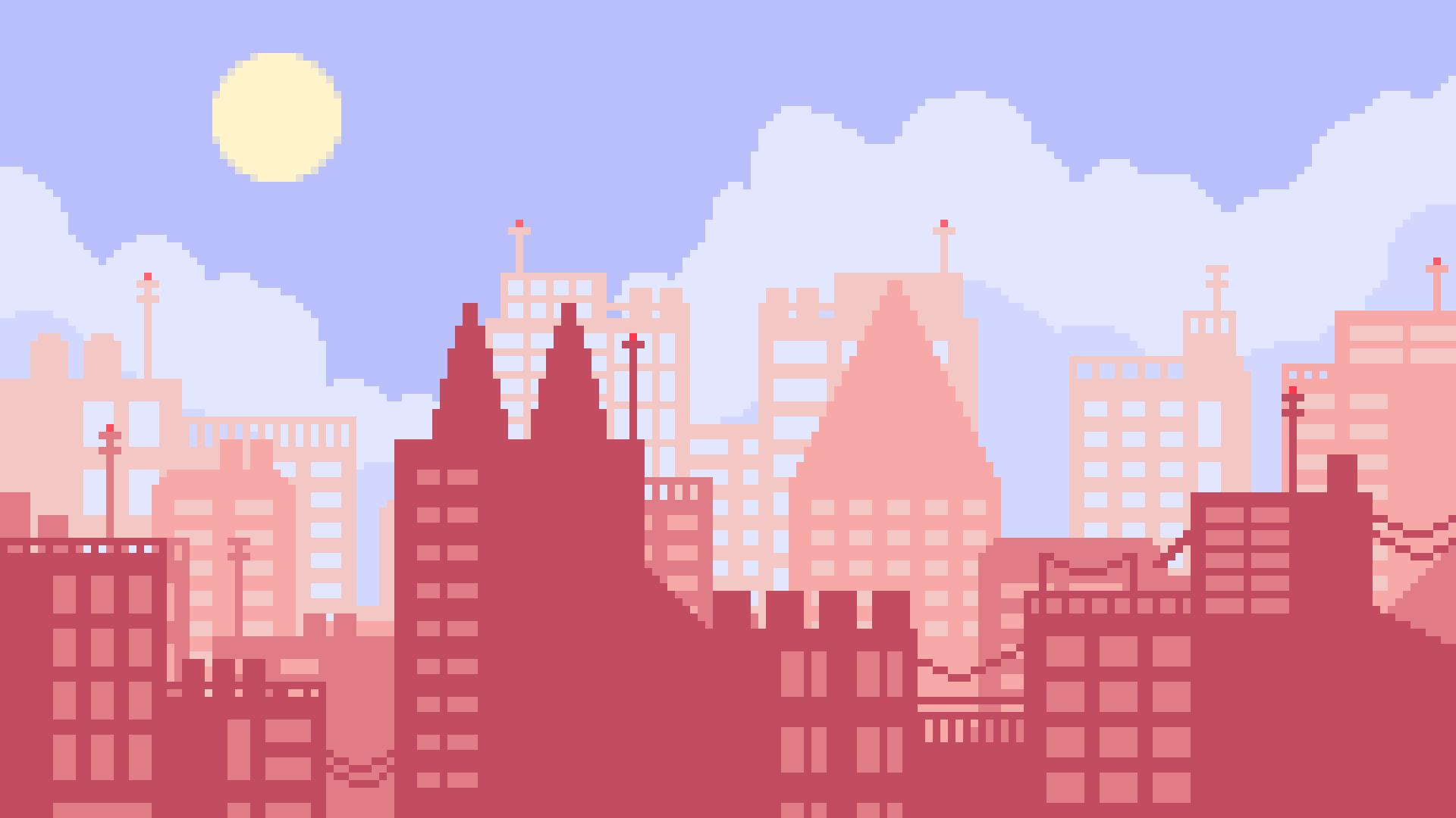 1920x1080 City Skyline Wallpaper's Ko Fi Shop