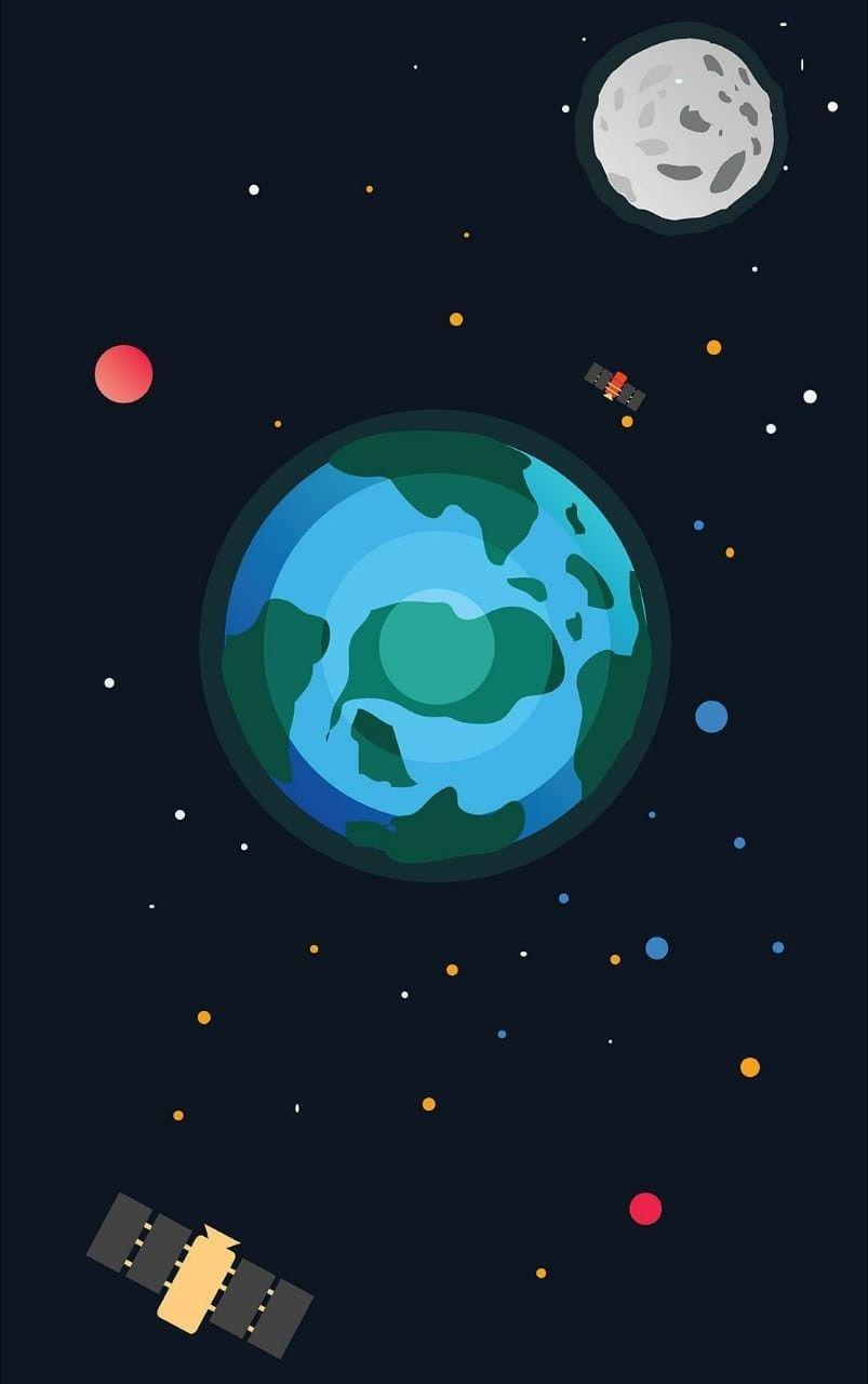 803x1280 iPhone Wallpaper. Sky, Space, Illustration, Astronomical object
