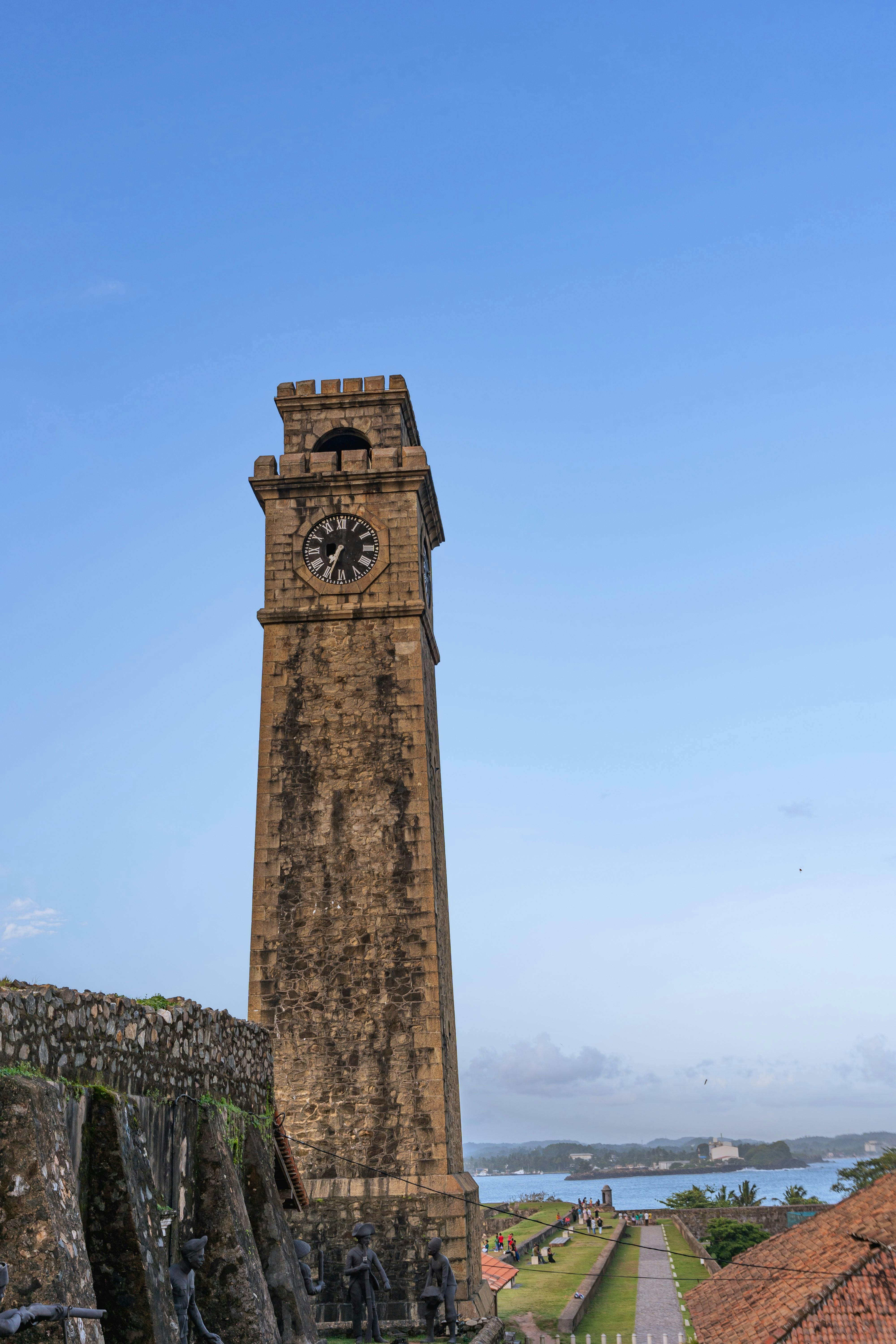 4000x6000 Galle Fort Clock Tower in Southern Sri Lanka · Free