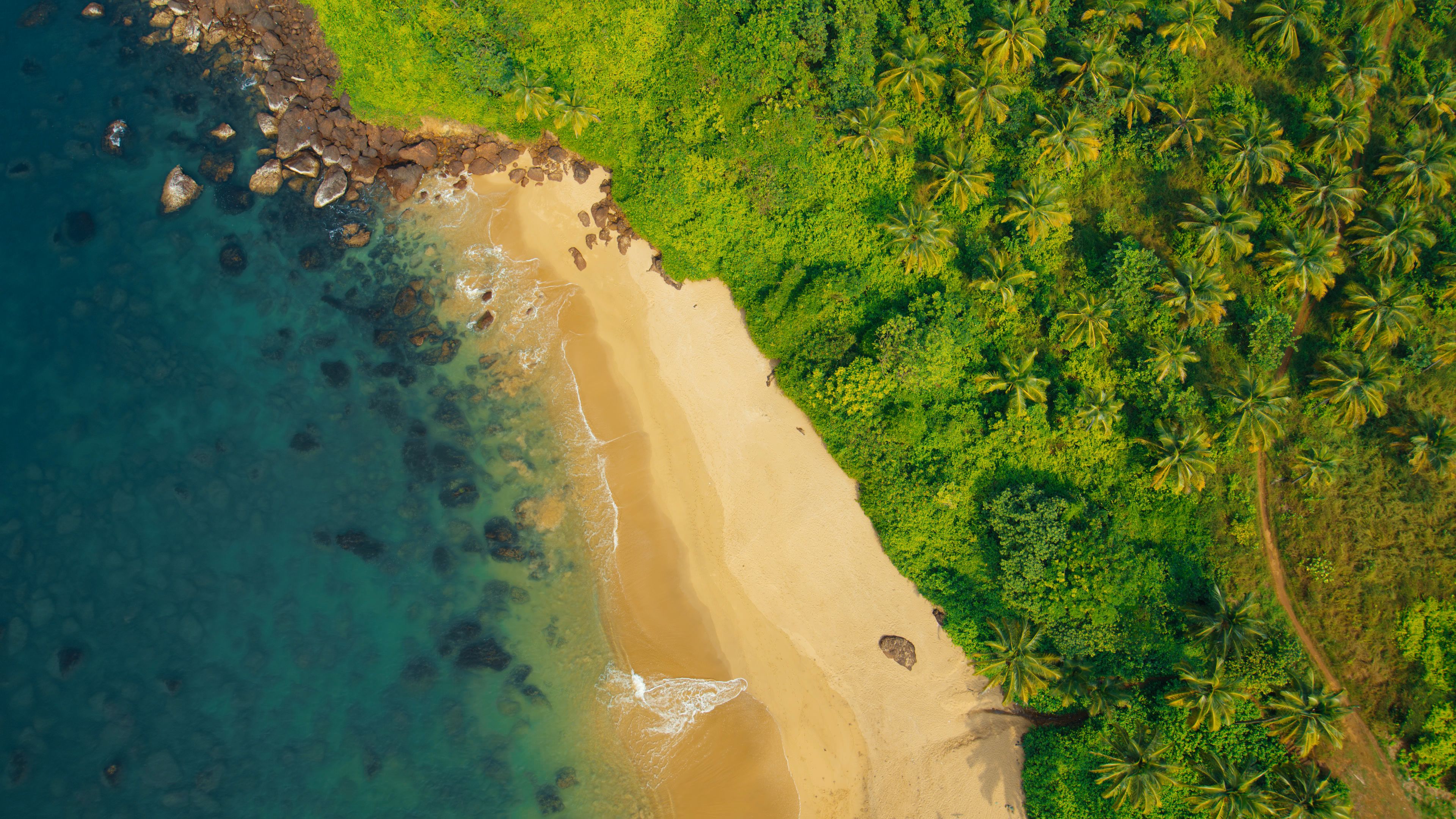 3840x2160 Aerial landscape wallpaper for iPhone, iPad