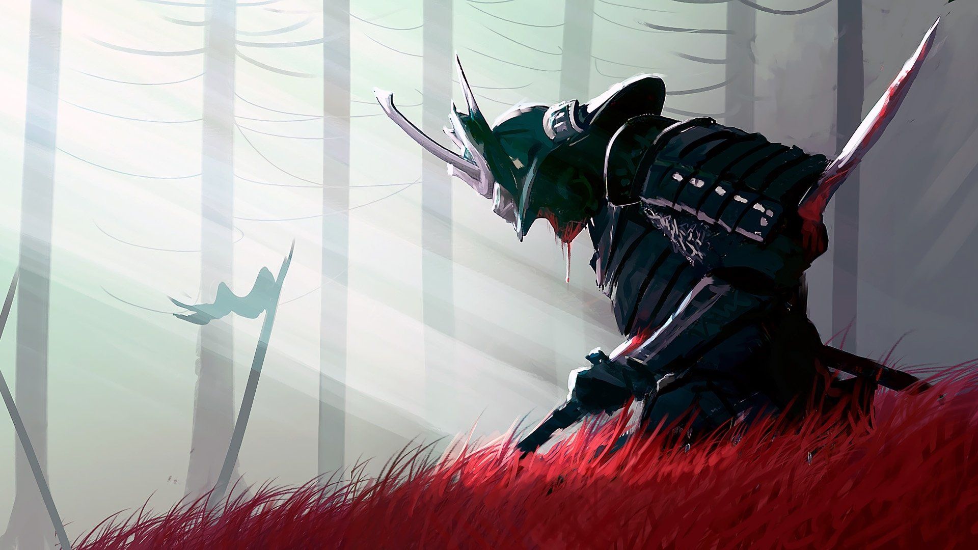 1920x1080 Samurai Warrior HD Fantasy Wallpaper