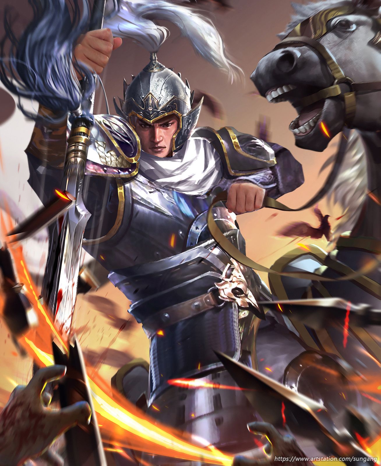 1308x1600 sun Gang/ Romance of Three Kingdoms