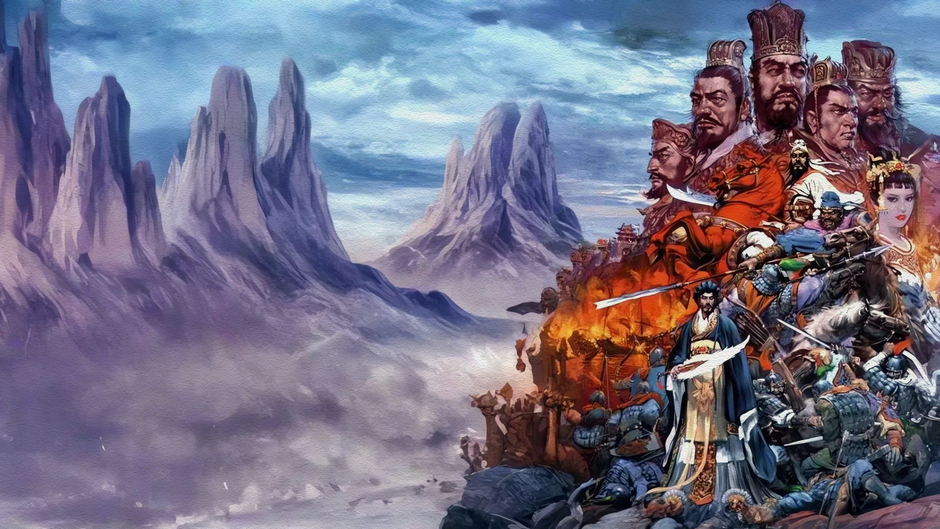 1920x1080 Romance of the Three Kingdoms II Image Games Database