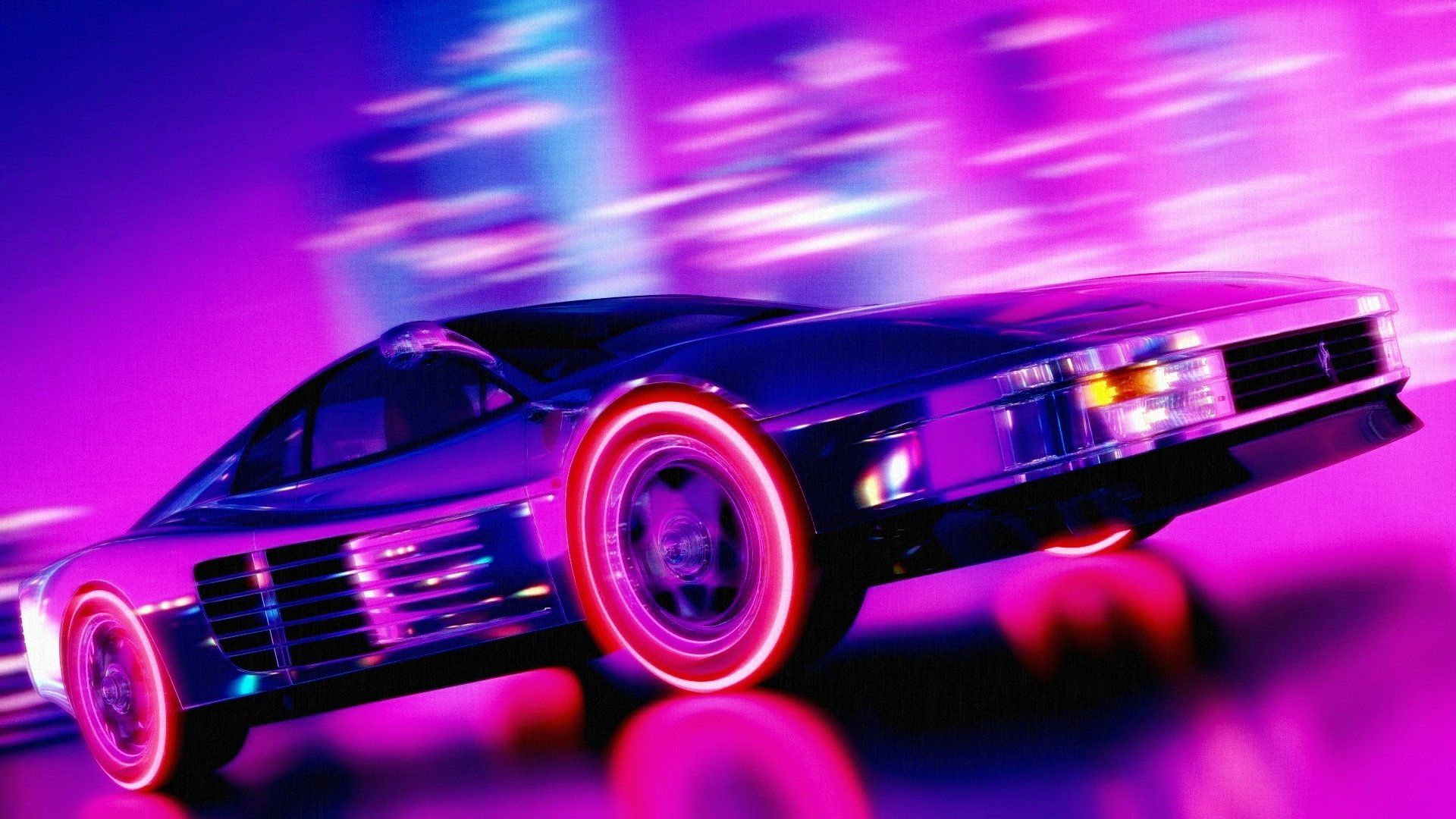 1920x1080 Neon Retro Ride