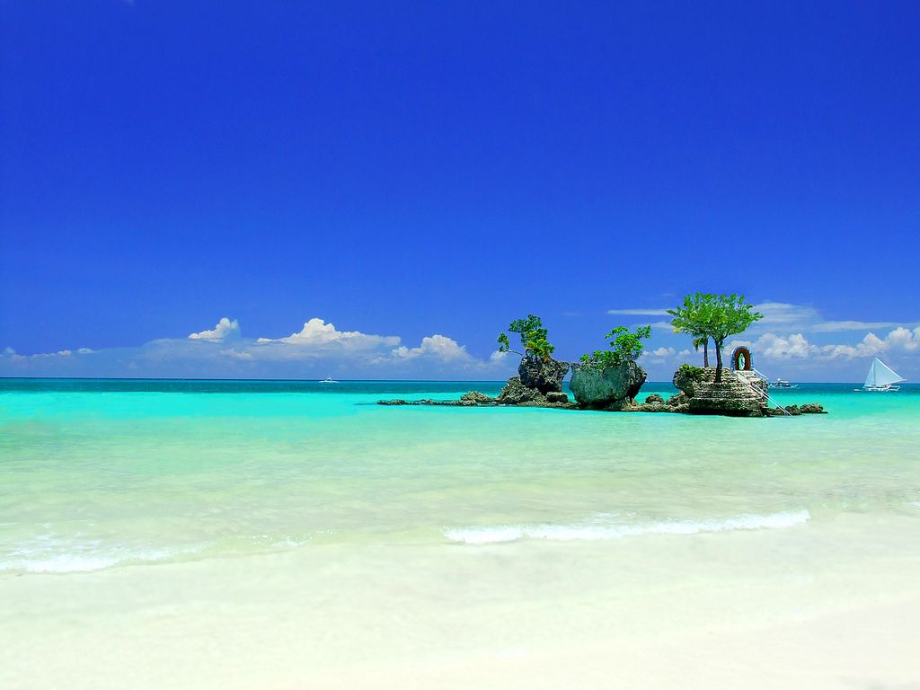 1024x768 Boracay.a perfect vacation hideaway. to live simply is the secret of being happy