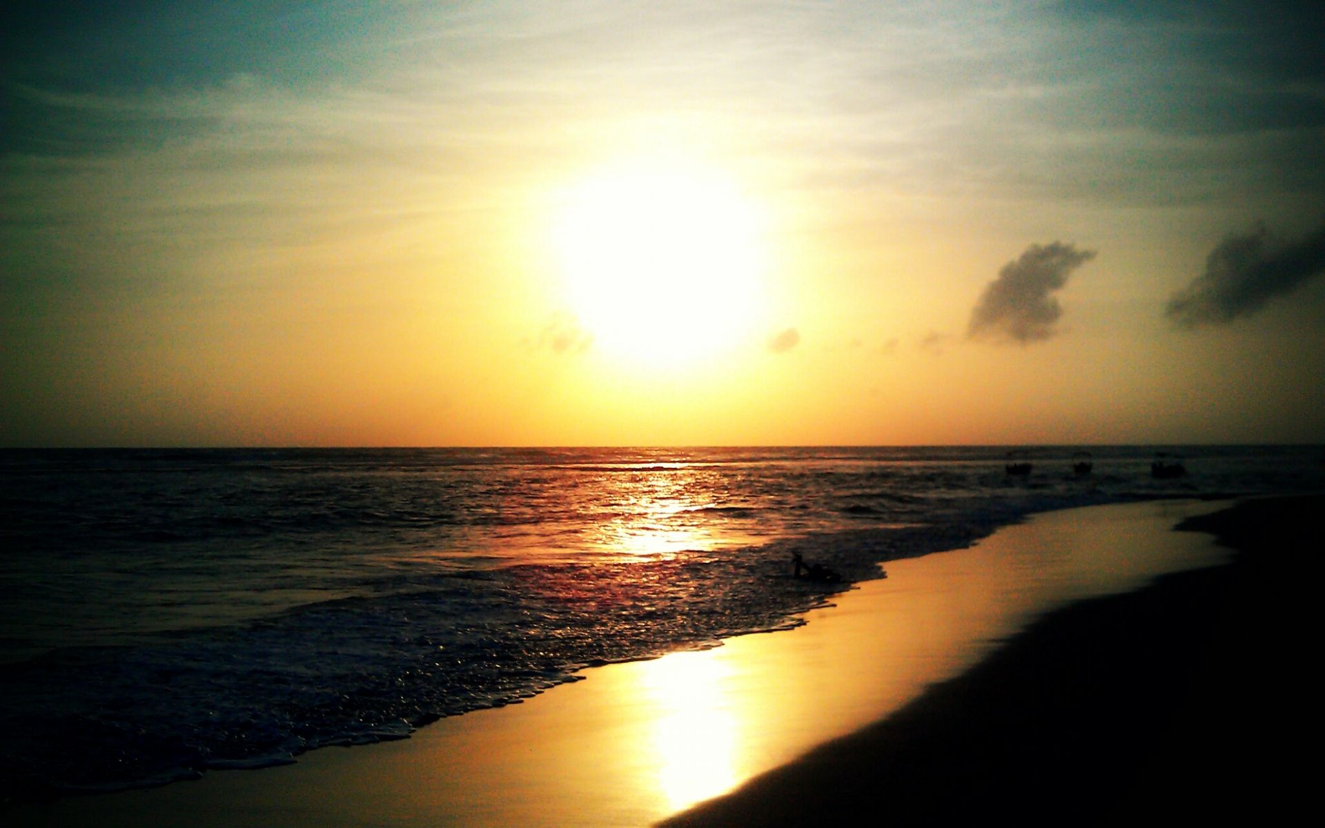 1920x1200 sunset, At, Hikkaduwa, Beach, Sri, Lanka, Surfing, Corals, And, Night, Life Wallpaper HD / Desktop and Mobile Background