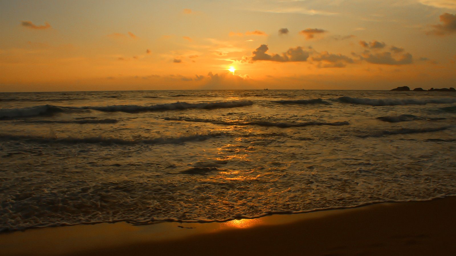 1600x900 A Final Touch [EXPLORED]. Hikkaduwa Beach is a popular tour