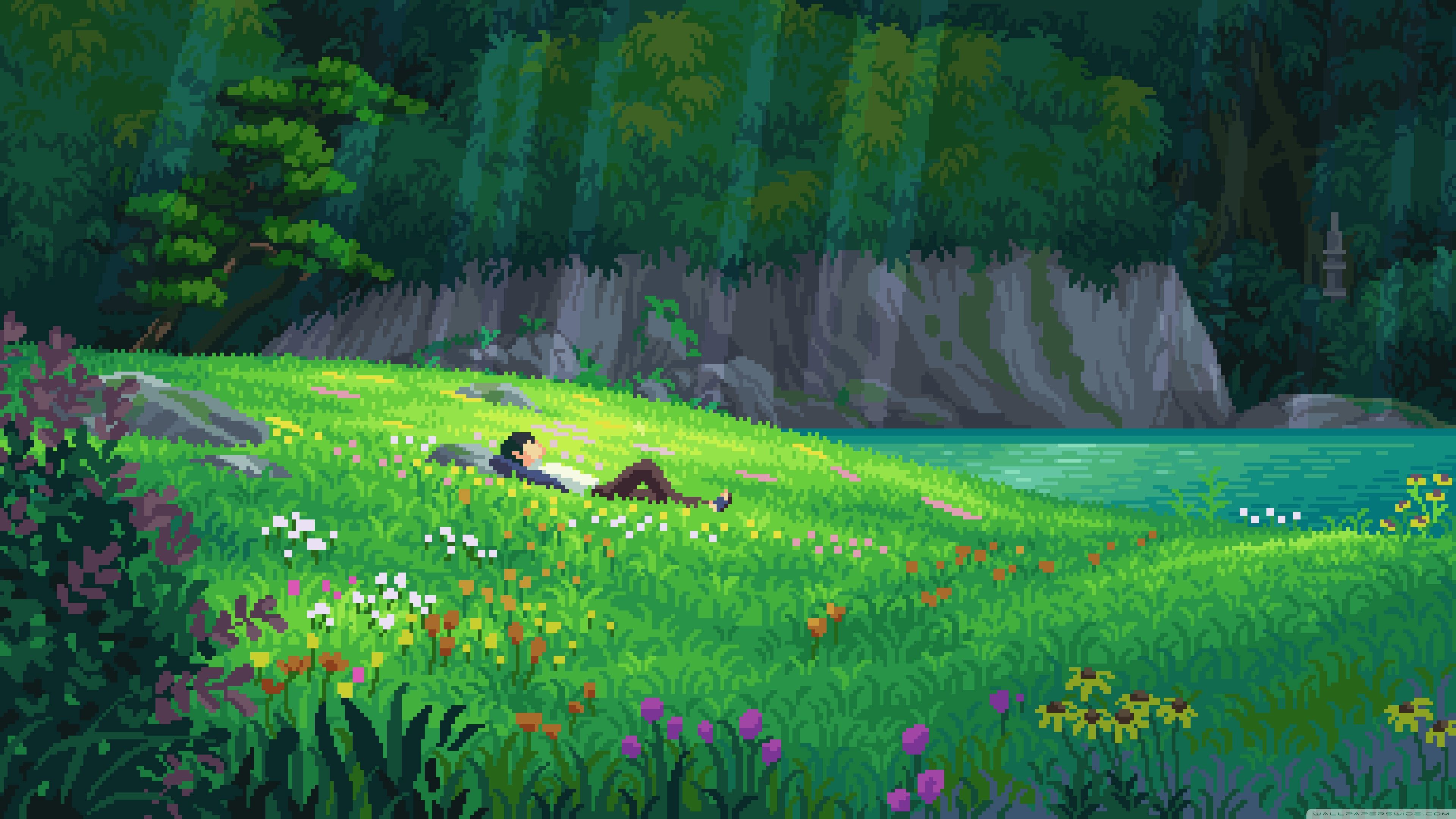 3840x2160 Pixel Art 4K UHD Wallpaper for UltraHD Desktop and TV : Widescreen and UltraWide Display : Dual Monitor : Smartphone and Tablet Devices
