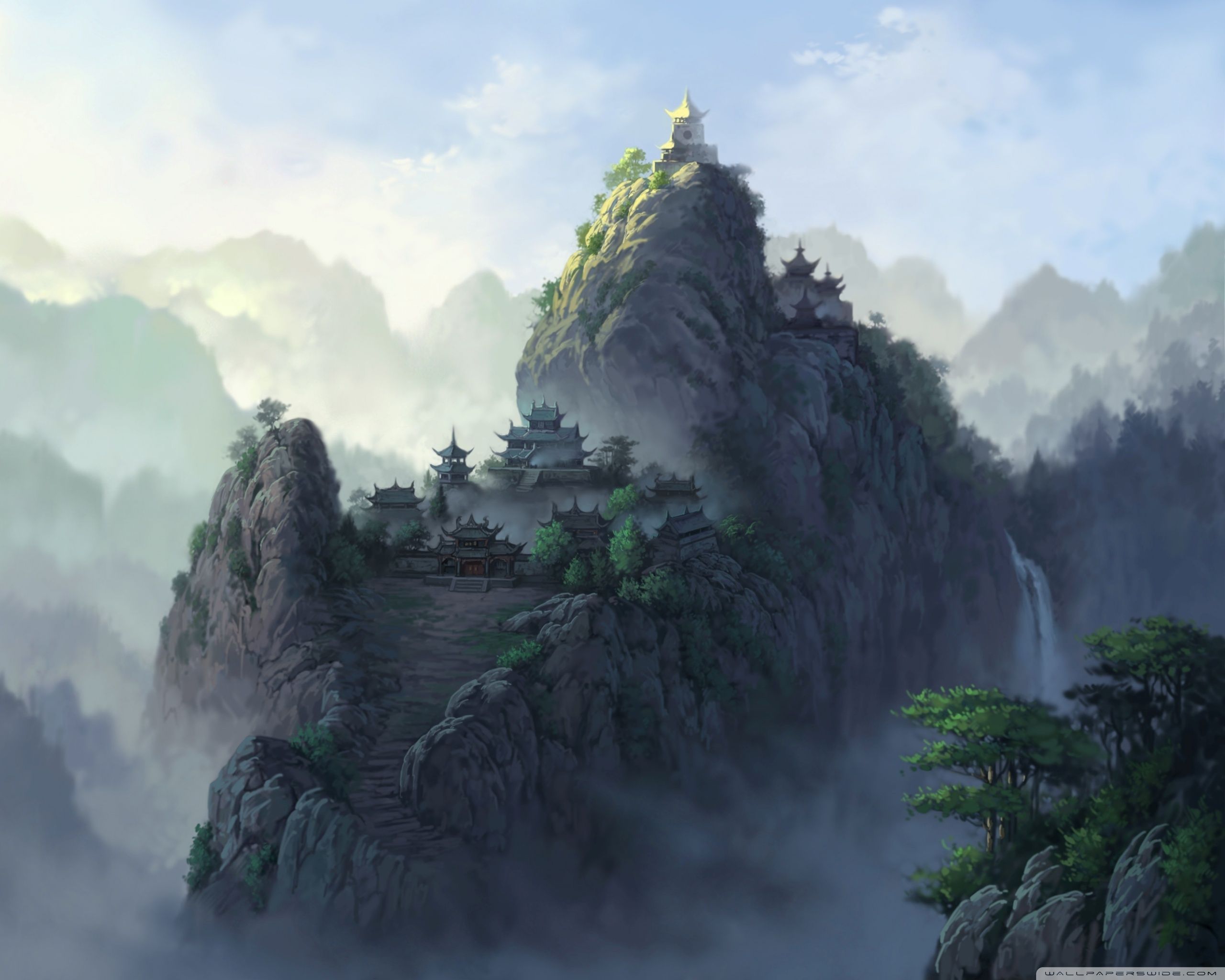 2560x2048 Mountain Monastery 4K UHD Wallpaper for UltraHD Desktop and TV : Widescreen and UltraWide Display : Smartphone and Tablet Devices