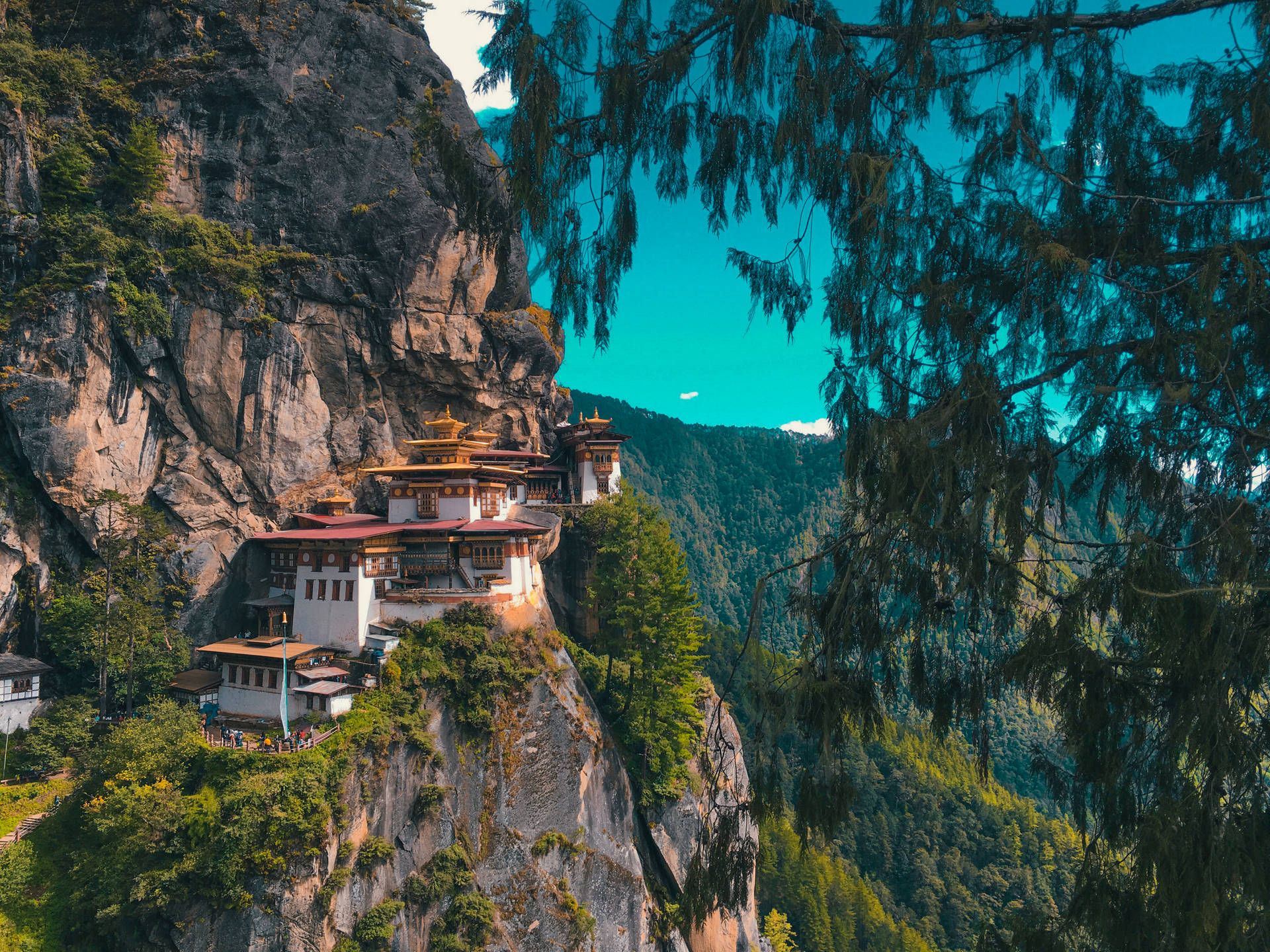 1920x1440 Download Bhutan Taktsang Palphug Monastery Wallpaper