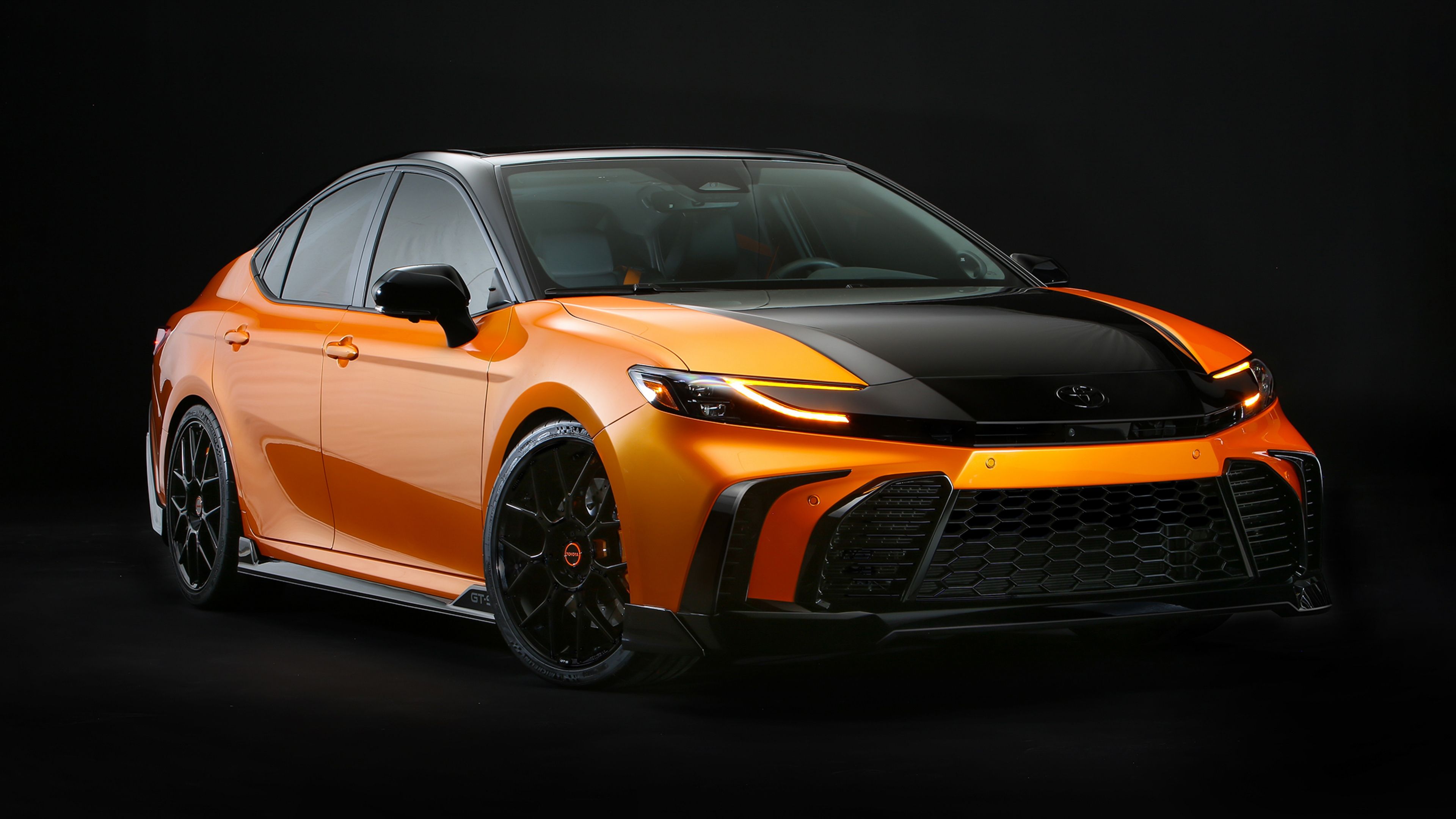 3840x2160 Toyota Camry GT S Concept Wallpaper 4K, Dark Background