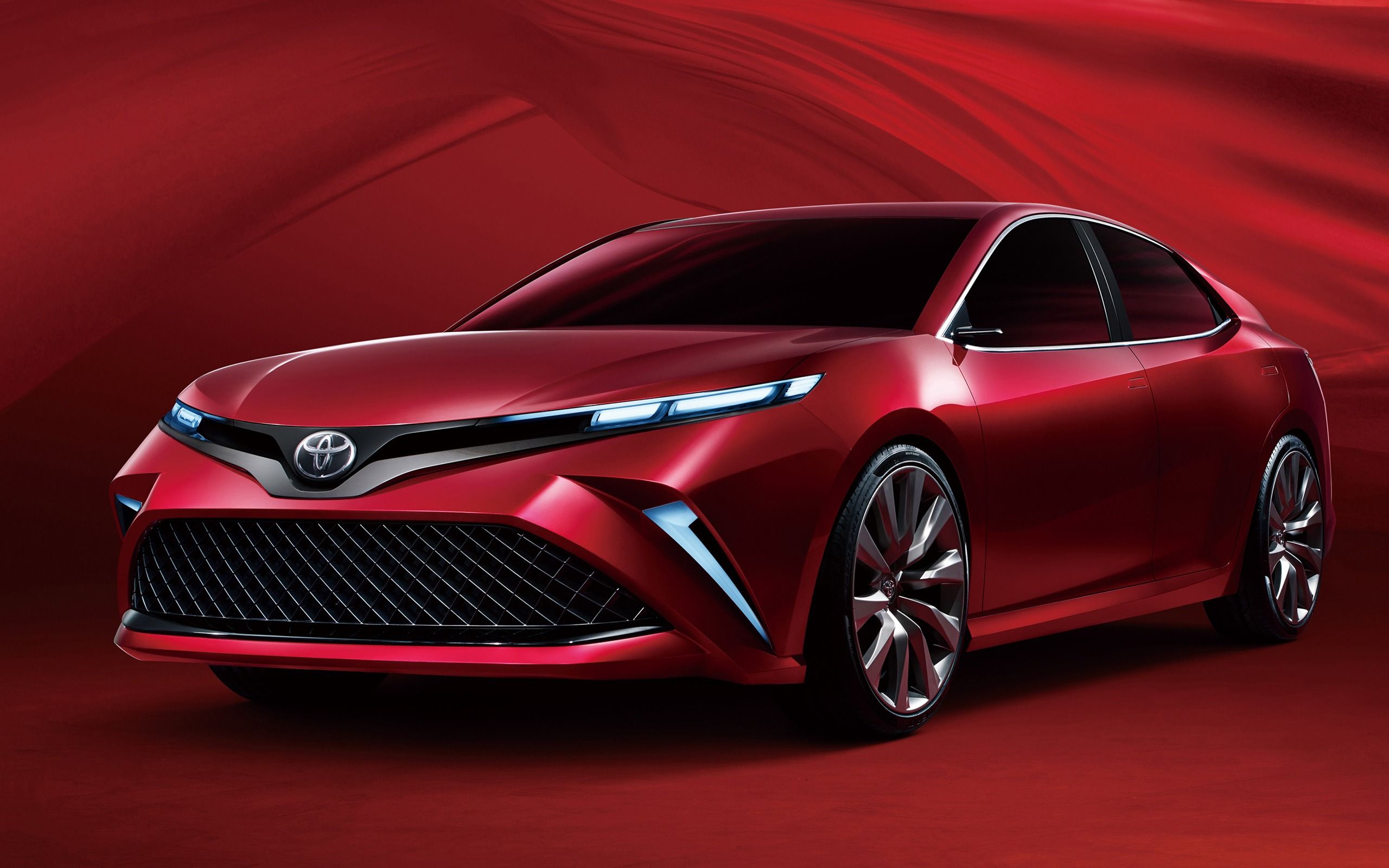 2560x1600 Toyota Camry Car Poster HD Wallpaper