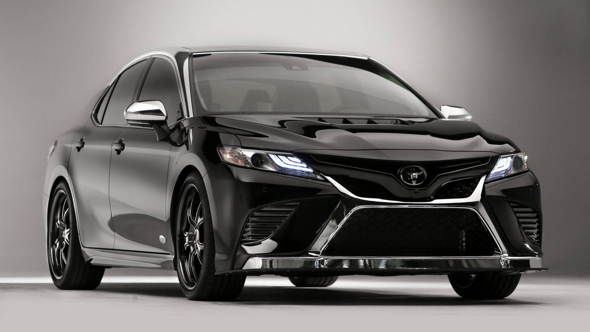 1920x1080 Download Elegant Toyota Camry In Black HD 4K Wallpaper