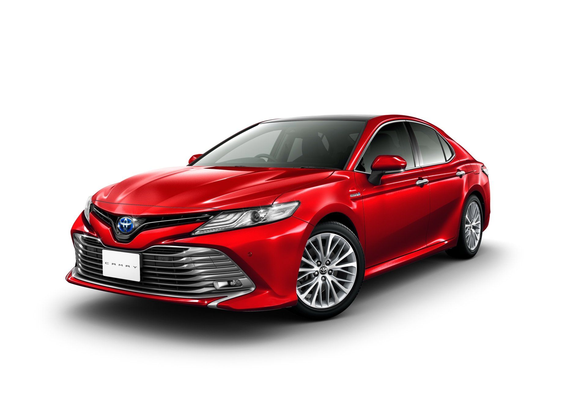 1920x1358 4K Ultra HD Red Toyota Camry Compact Car Wallpaper