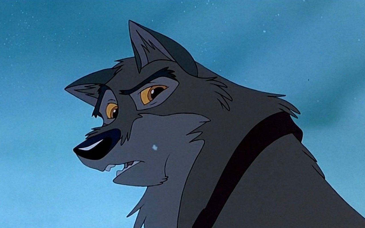 1280x800 Balto Movie Scene: The Wolf's Watchful Gaze