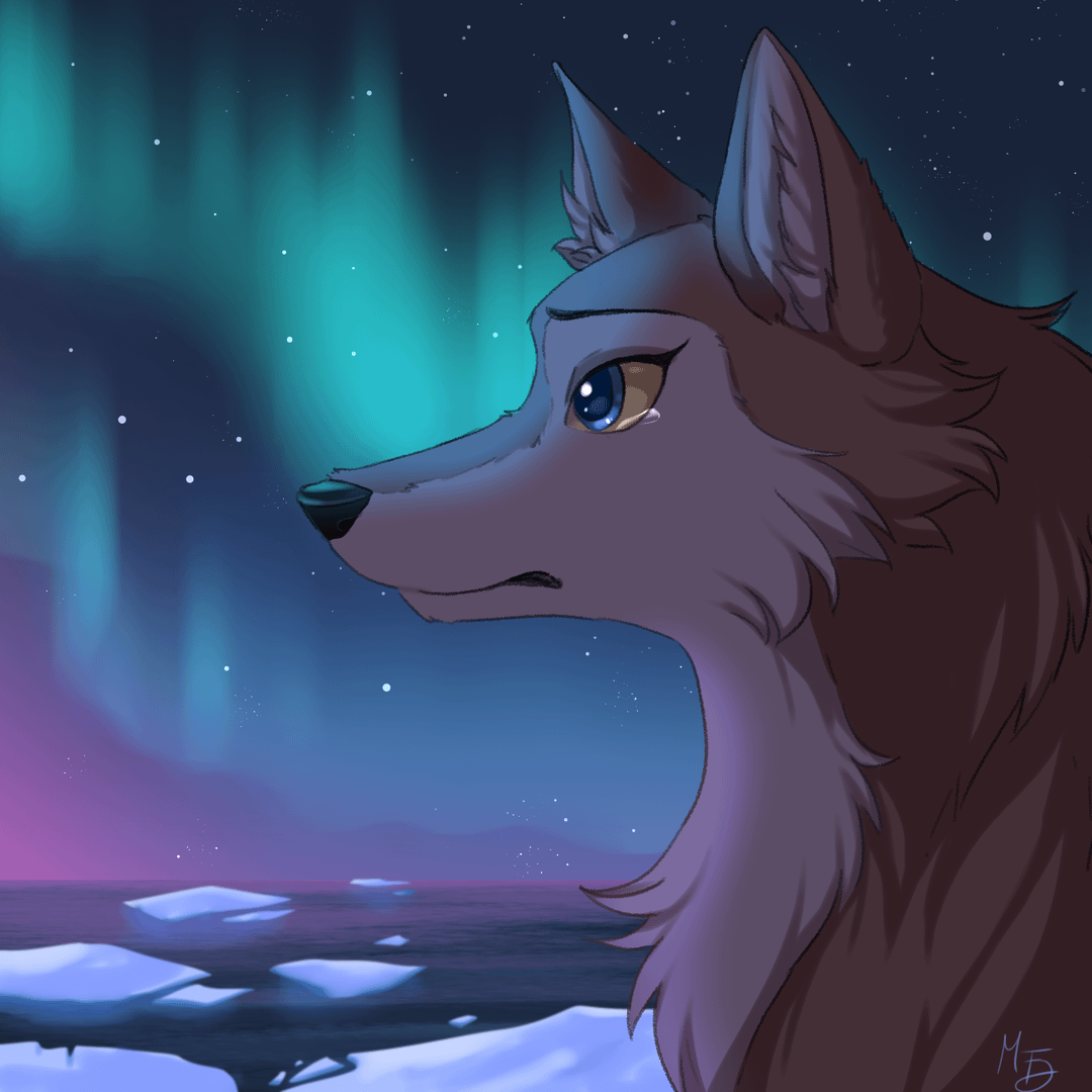 1080x1080 Aleu from balto (Oc art)