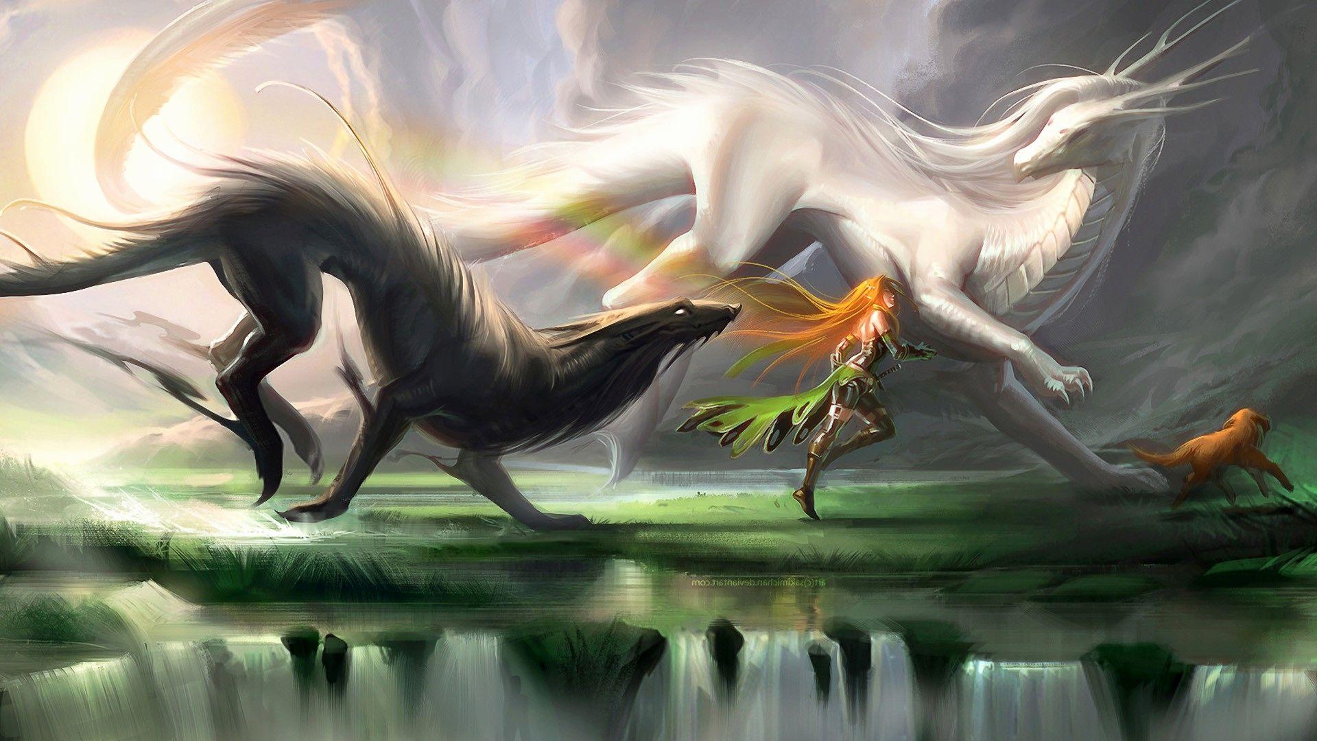 1920x1080 Mythical Creature Wallpaper Inspirational Fantasy Art Creature
