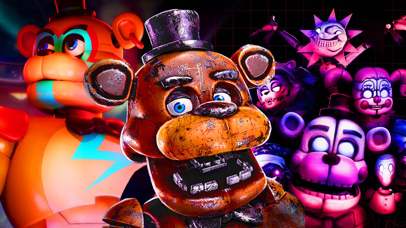 1600x900 After 10 Years Of FNAF, This Game Has The Most Iconic Characters In The Series