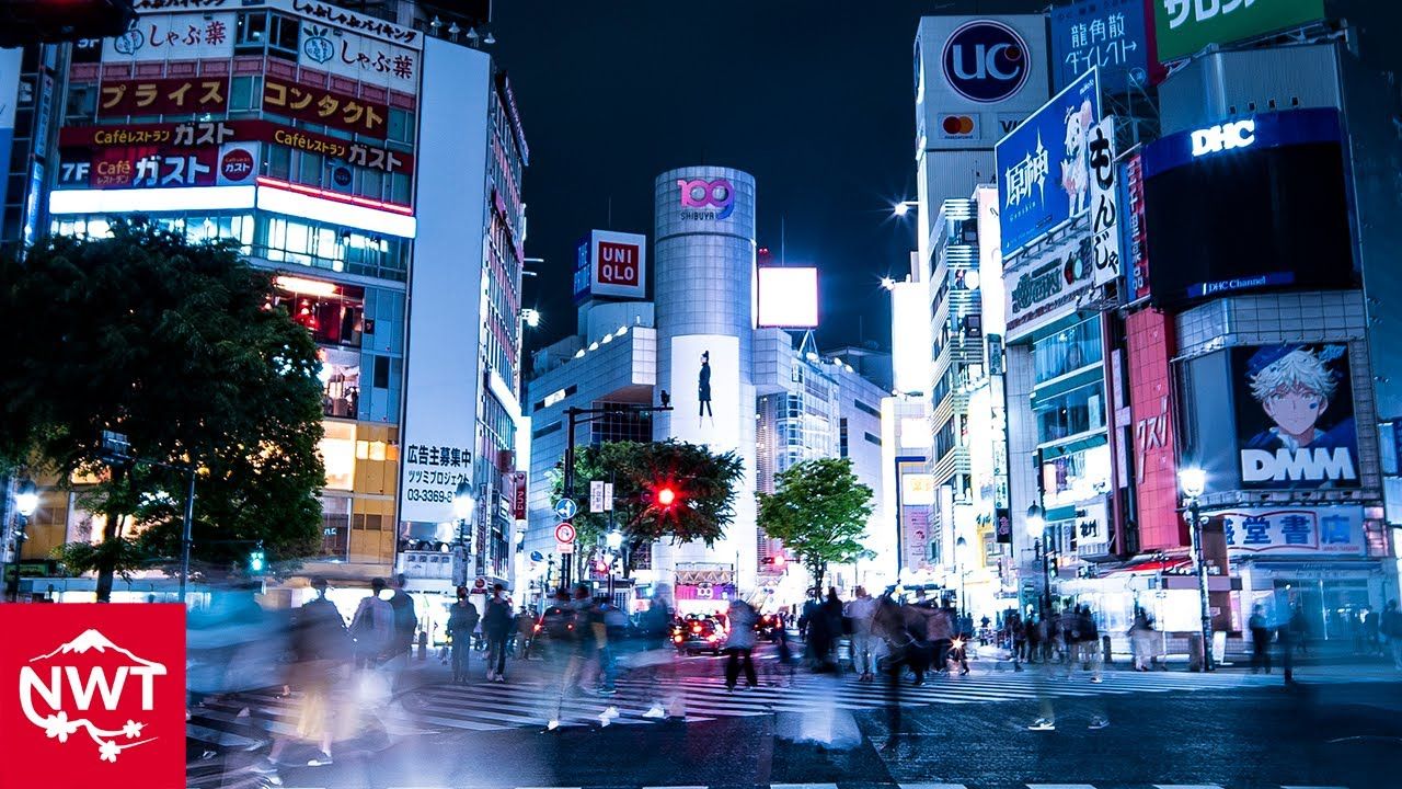 1280x720 【4K HDR】Tokyo Shibuya In The Dark And Silent Night