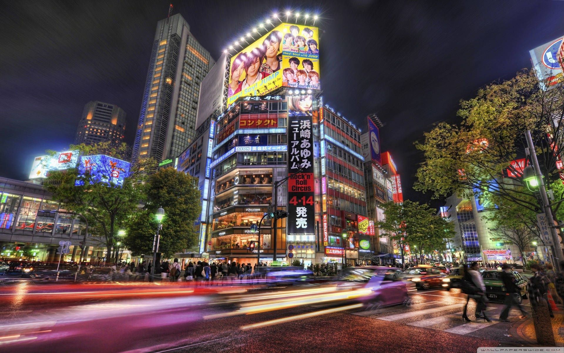 1920x1200 Download Nightlife in Tokyo Wallpaper