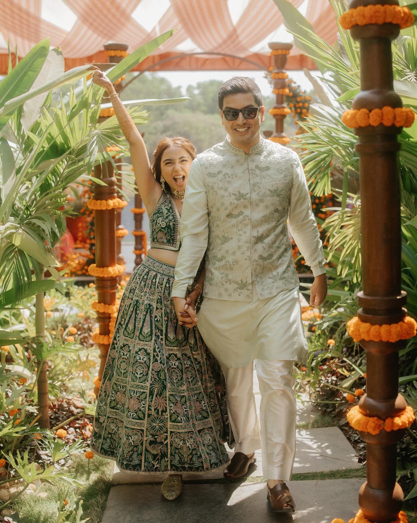 1440x1803 Prajakta Koli And Vrishank Khanal's Stunning Wedding Photohoot. Prajakta Koli Wedding Photo & Image. Mostly Sane Wedding Photo. Prajakta Koli Vrishank Khanal Marriage Photo
