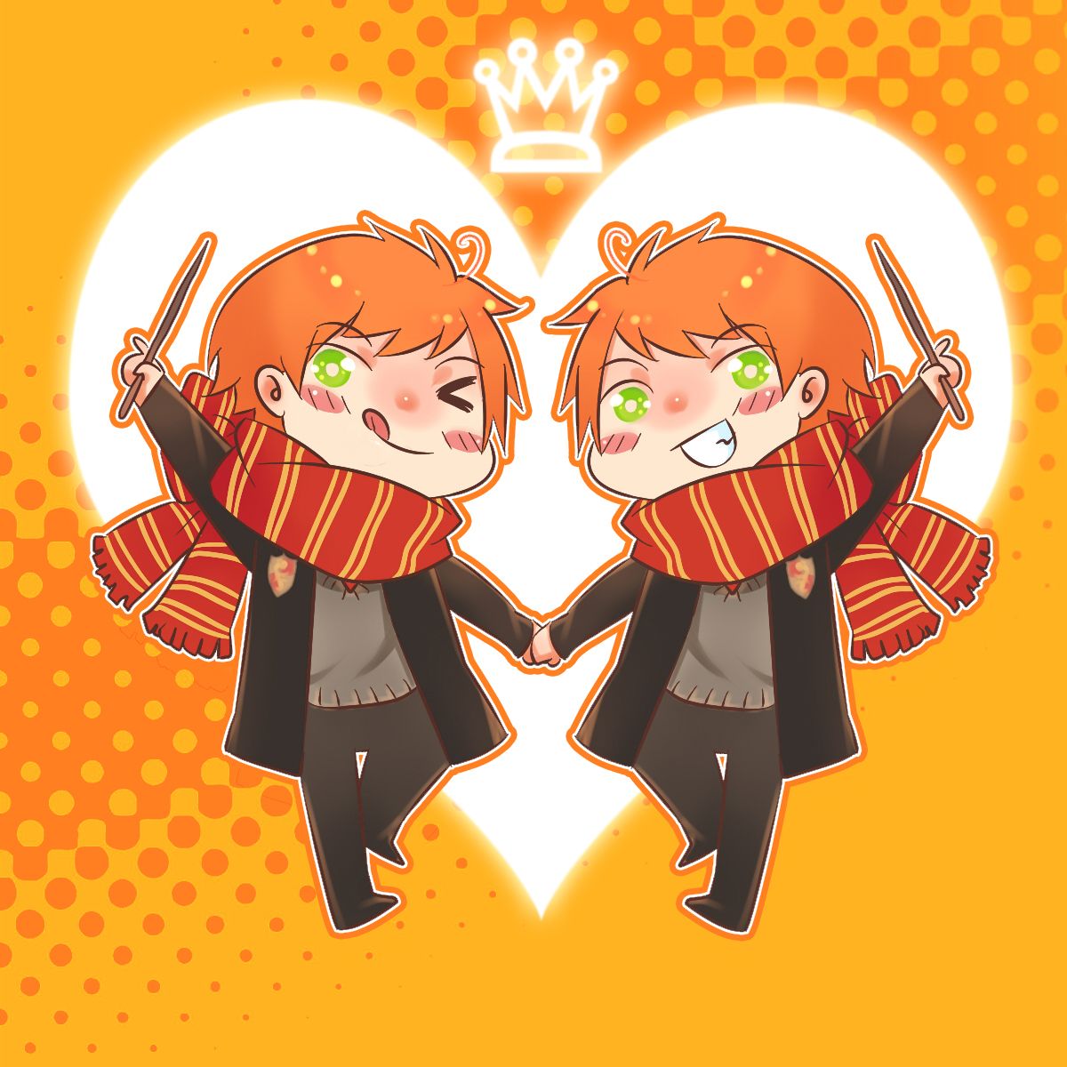 1200x1200 Weasley Twins Family by appleruby1991 Anime Image Board
