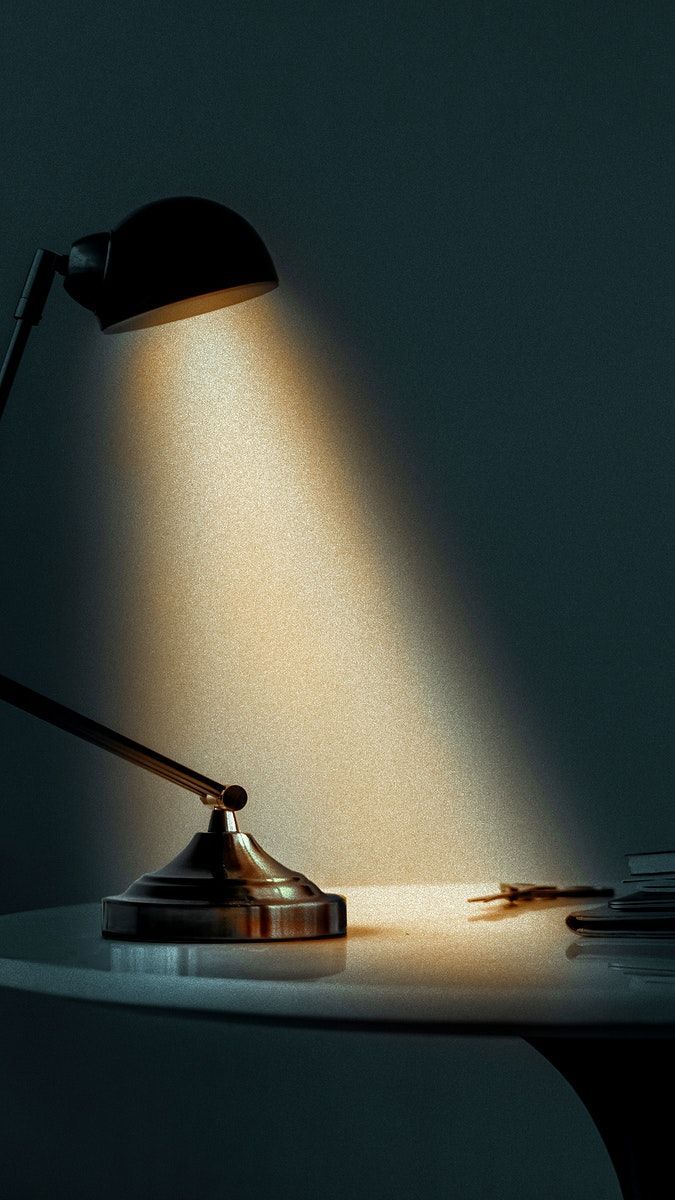 675x1200 Download premium image of Vintage table lamp illuminating the dark by Roungroat about instagram story office, iphone wallpaper dark light, dark room, home, and iphone wallpaper book 2800448
