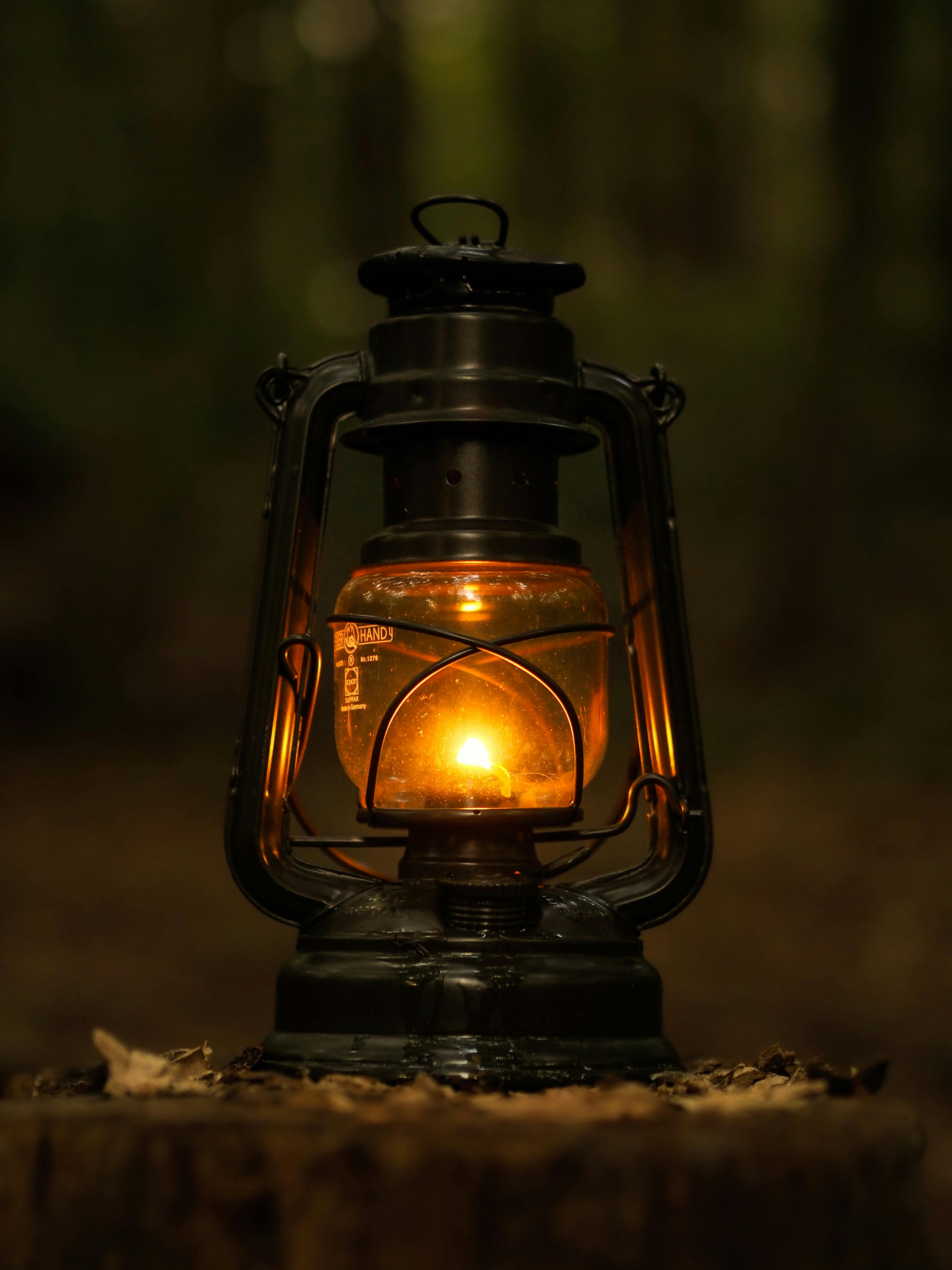 3456x4608 Close up of an Oil Lamp · Free