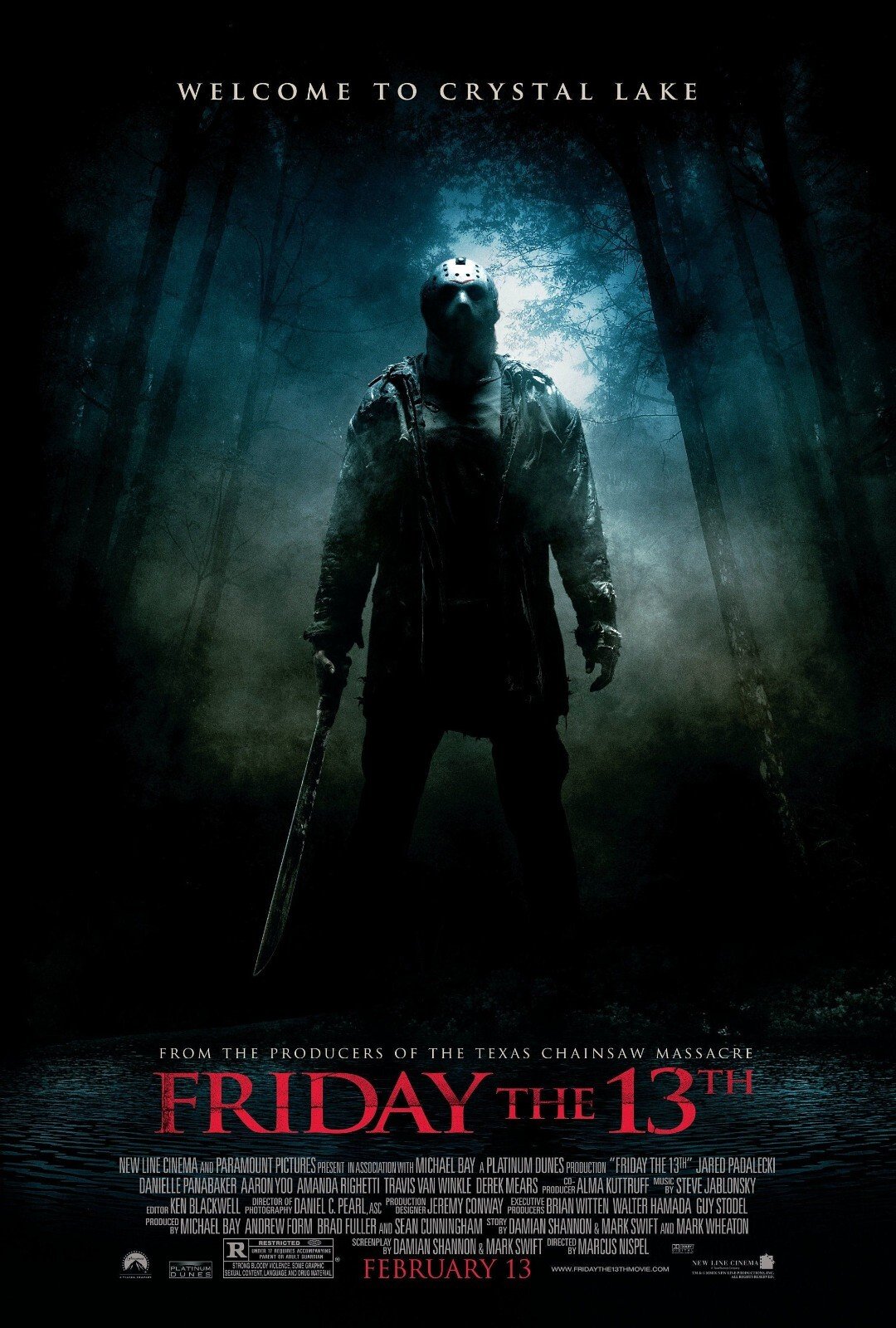 1080x1600 Friday The 13th Movie Poster 11X17 Crystal Lake Jason Voorhees