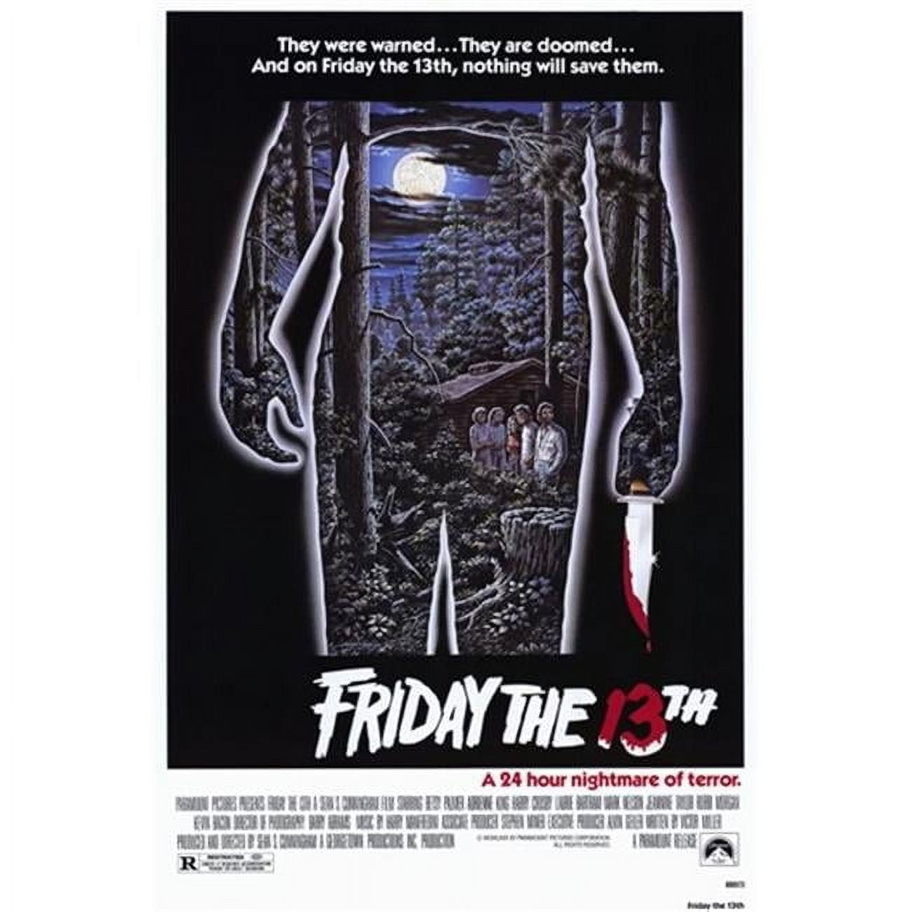 1300x1300 Pop Culture Graphics Friday the 13th Movie Poster x 17