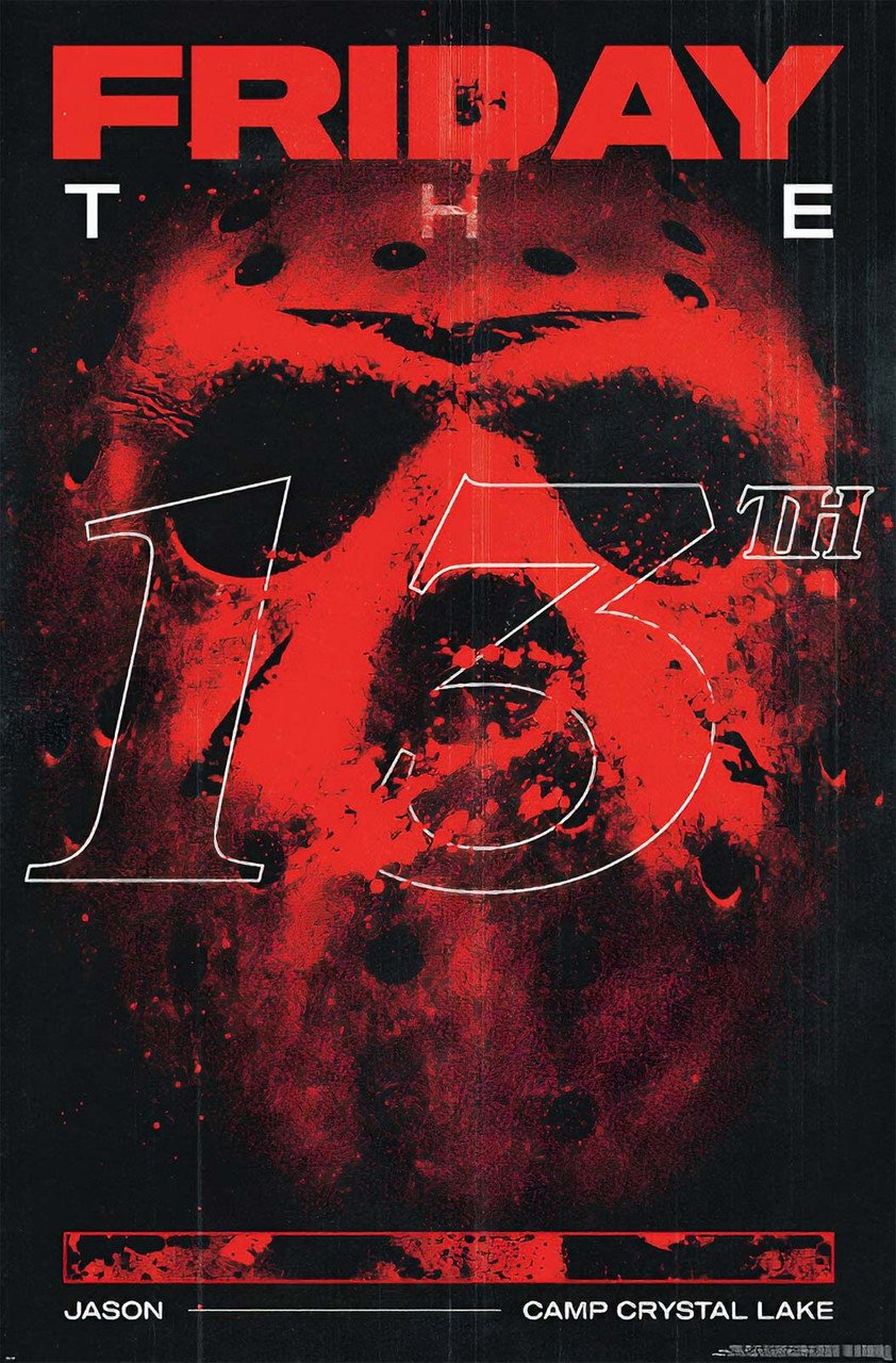 842x1280 Friday the 13th Camp Crystal Lake Movie Poster.375 x 34
