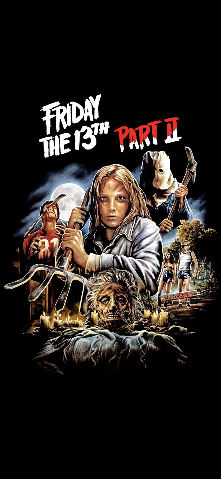 736x1592 Friday the 13th part 2 iPhone wallpaper