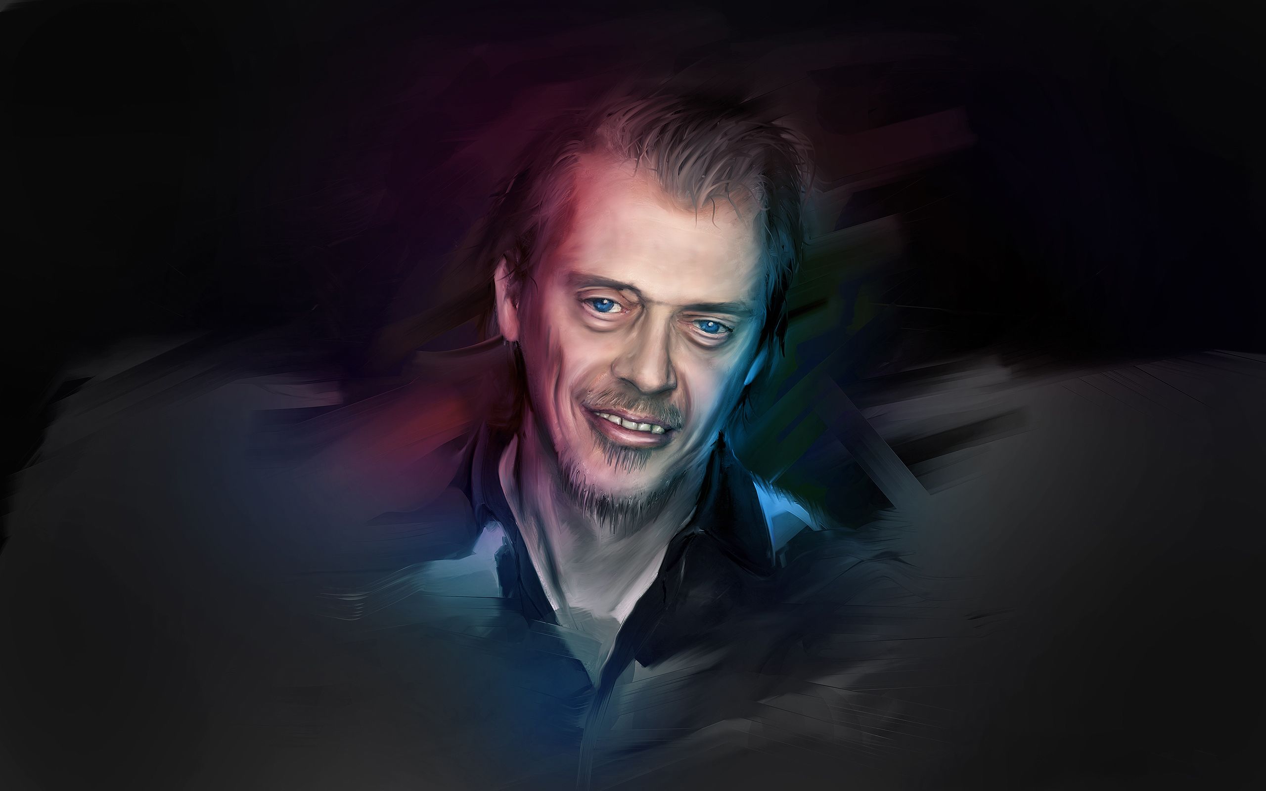 2560x1600 Wallpaper Look, Art, Actor, Blue Eyed, Steve Buscemi For Mobile And Desktop, Section мужчины, Resolution 2560x1600