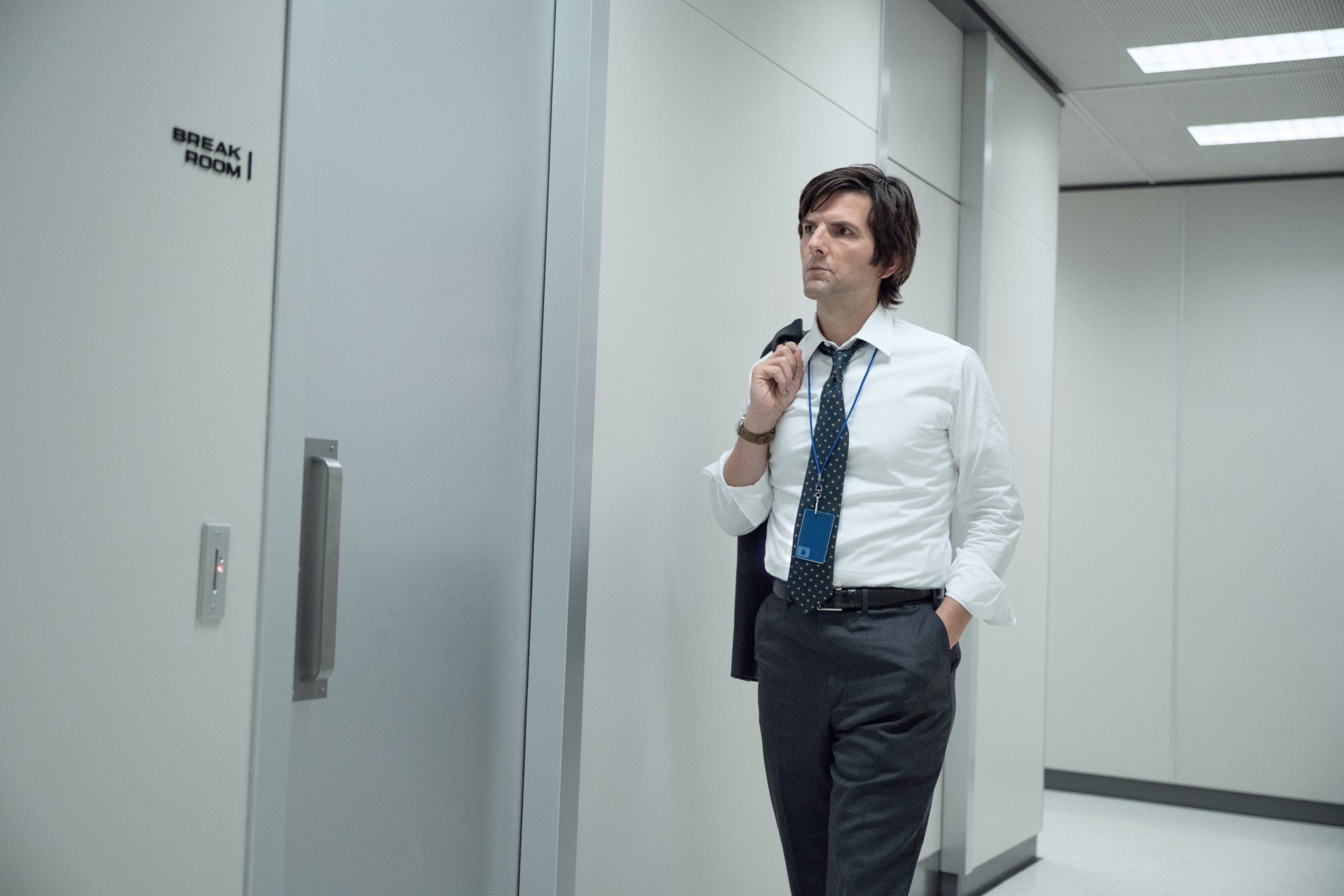 1920x1280 Download Adam Scott TV Show Severance 4k Ultra HD Wallpaper
