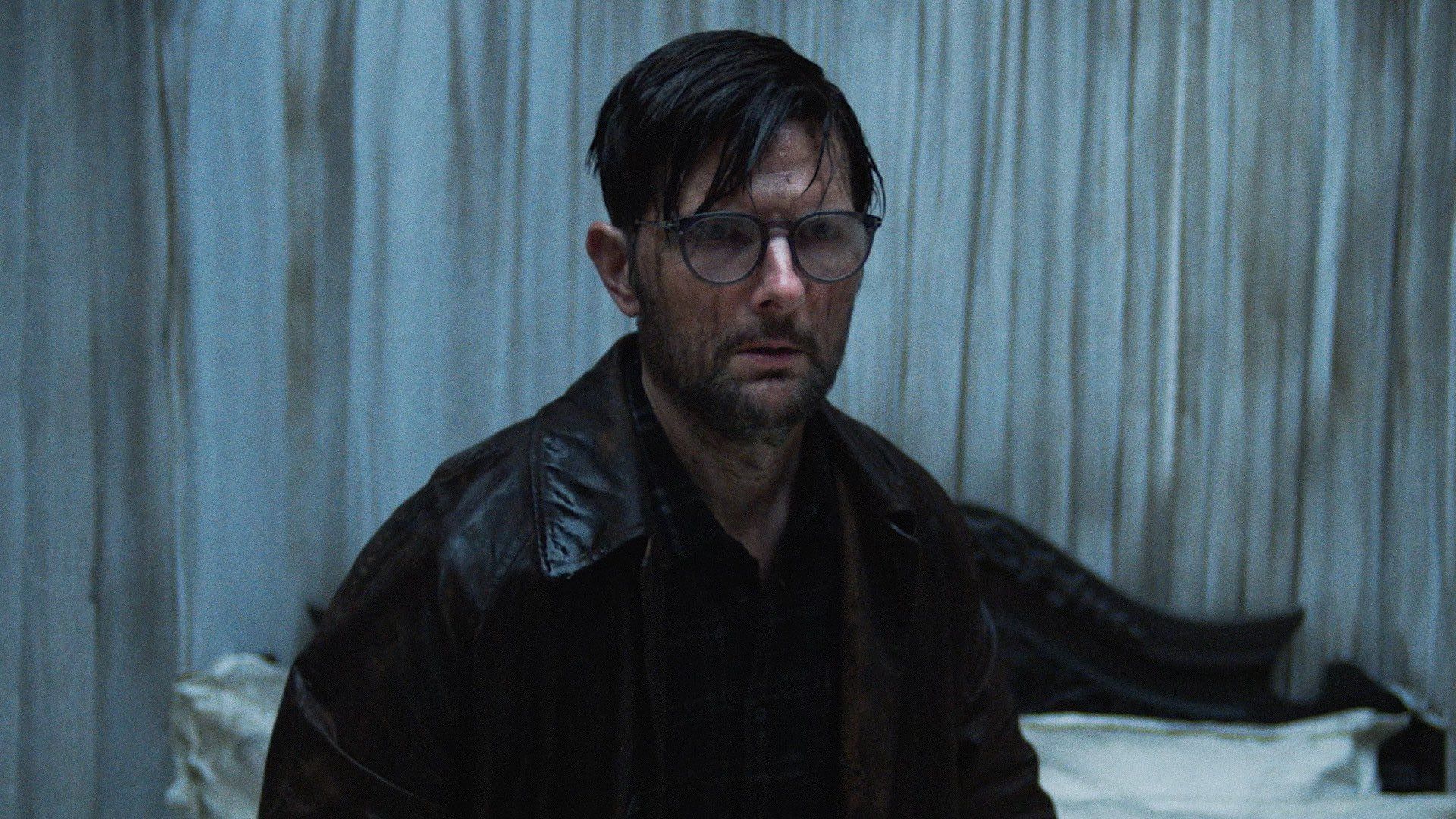 1920x1080 Severance's Adam Scott looks like he's had better days in curious first look at Oddity director's new horror movie