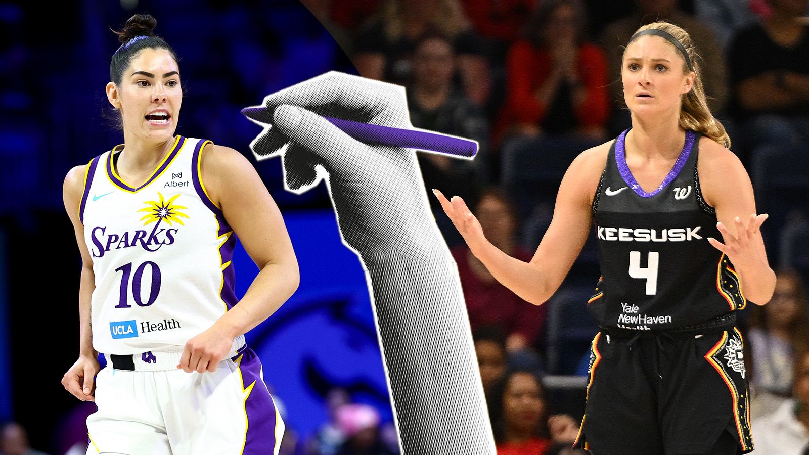 1600x900 Jacy Sheldon, Kelsey Plum Split On Autograph Creeper Encounter