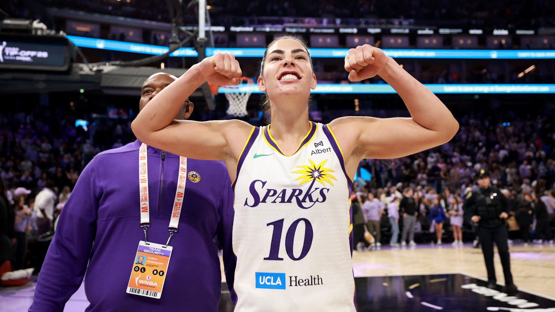 1920x1080 SportyTV. Plum shatters WNBA records versus Valkyries, credits Wilson lessons