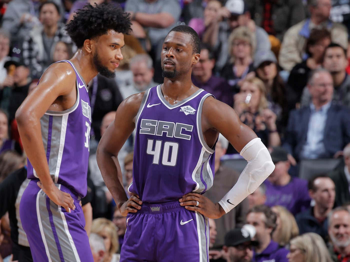 1400x1050 Download Harrison Barnes With Buddy Hield Wallpaper