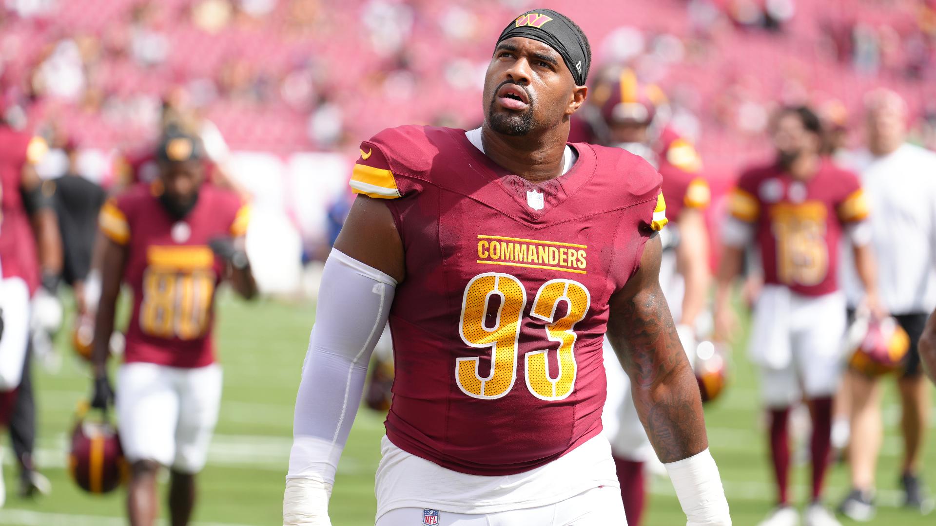 1920x1080 Commanders defensive tackle Jonathan Allen
