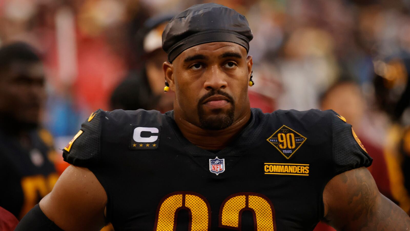 1600x900 Commanders Star Jonathan Allen Goes On Foul Mouthed Tirade After Giants Defeat