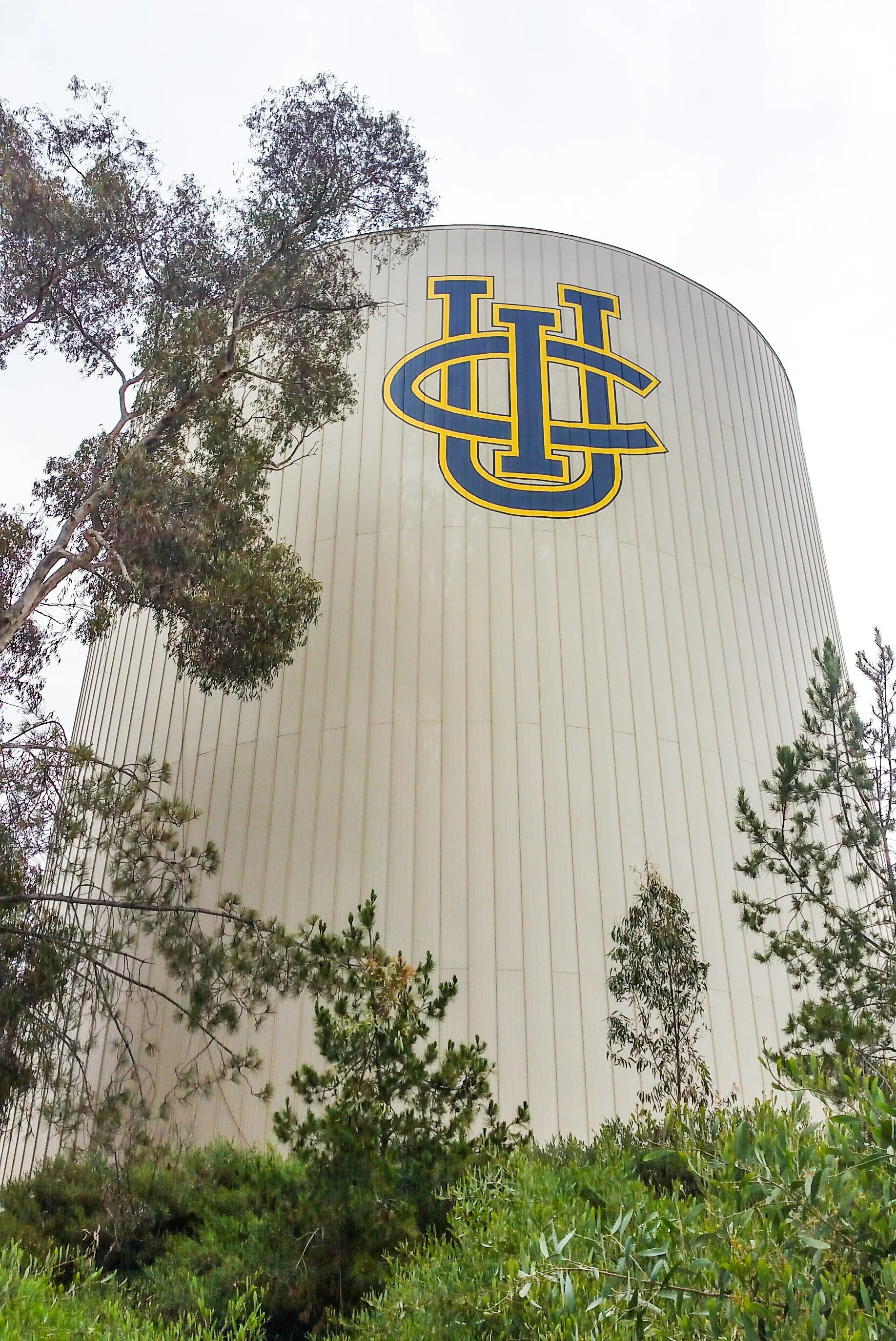 1836x2748 Looking back UC Irvine hand painted water tower graphics