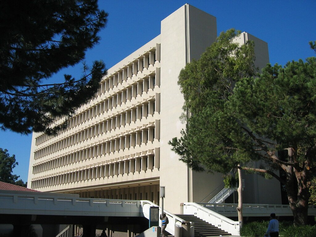 1024x768 UC Irvine. This building was featured in Conquest of Planet