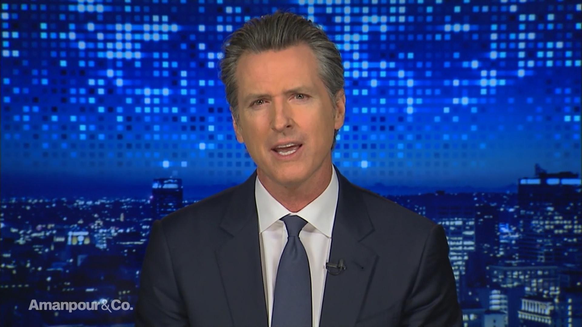 1920x1080 Gavin Newsom on His First 100 Days in Office. Amanpour and Company