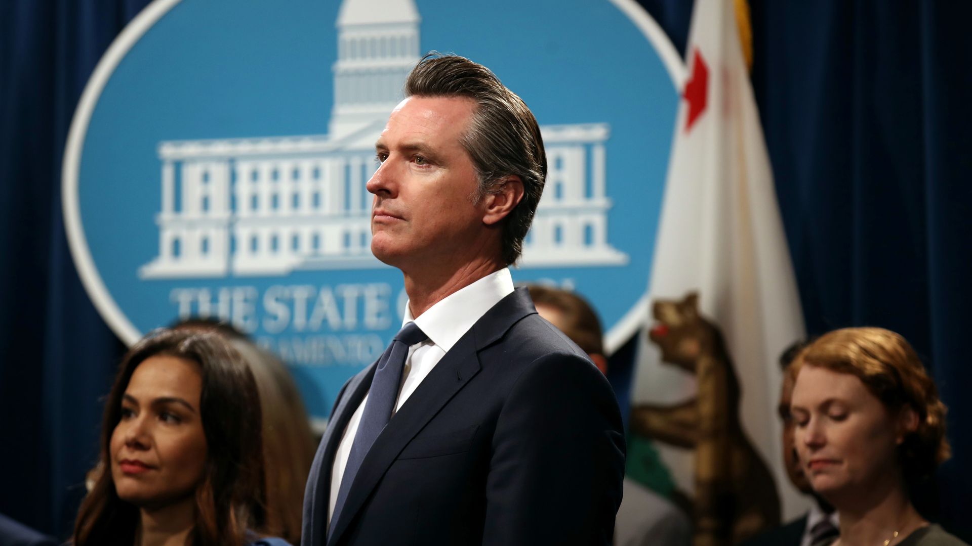 1920x1080 Wildfires, Blackouts and PG&E's Bankruptcy Dominated Newsom's 1st Year in Governor's Office