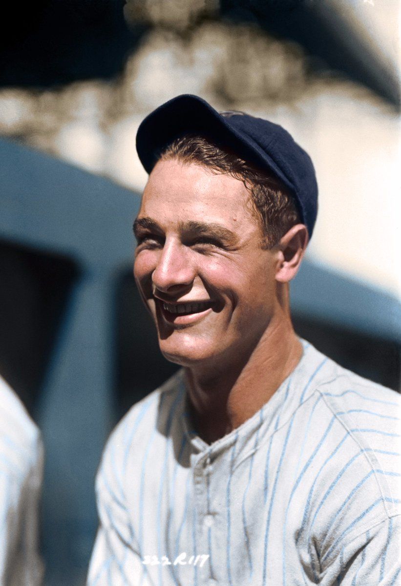 821x1200 Lou Gehrig Color Collage