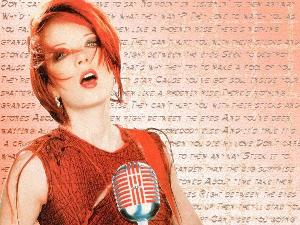 1024x768 Wallpaper Shirley Manson 3's Box
